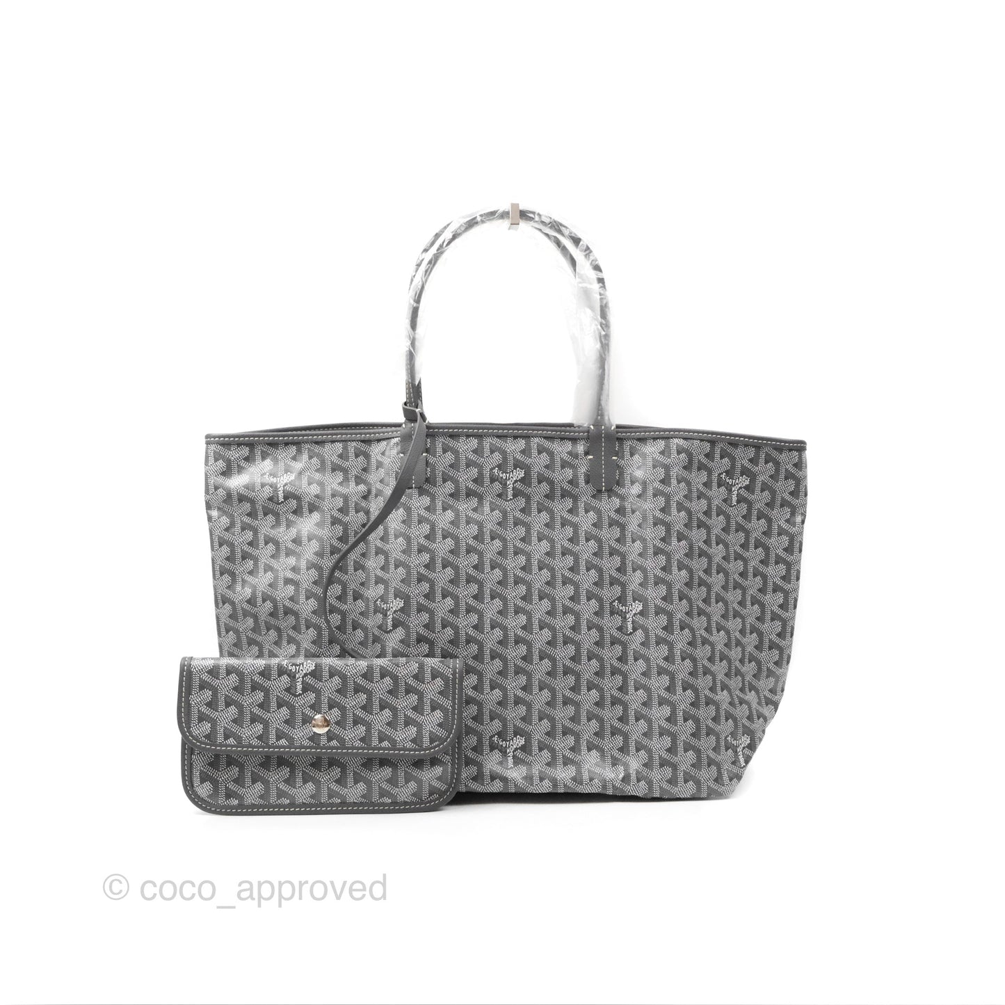 Goyard St Louis Tote PM ⁣⁣⁣⁣⁣⁣⁣⁣⁣⁣⁣⁣⁣⁣⁣⁣⁣⁣⁣⁣Grey Goyardine Canvas