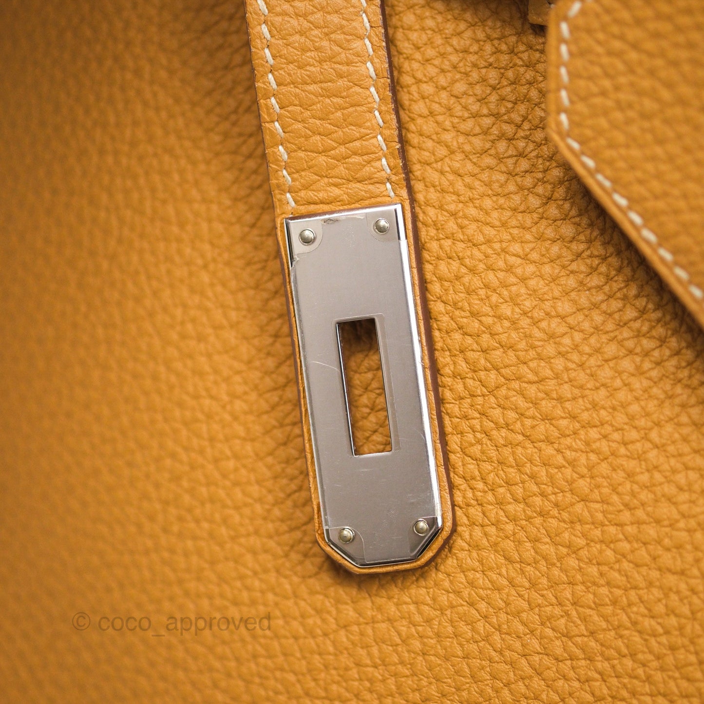 Hermès Birkin 30 Retourne Nature Sable 21 Togo Palladium Hardware