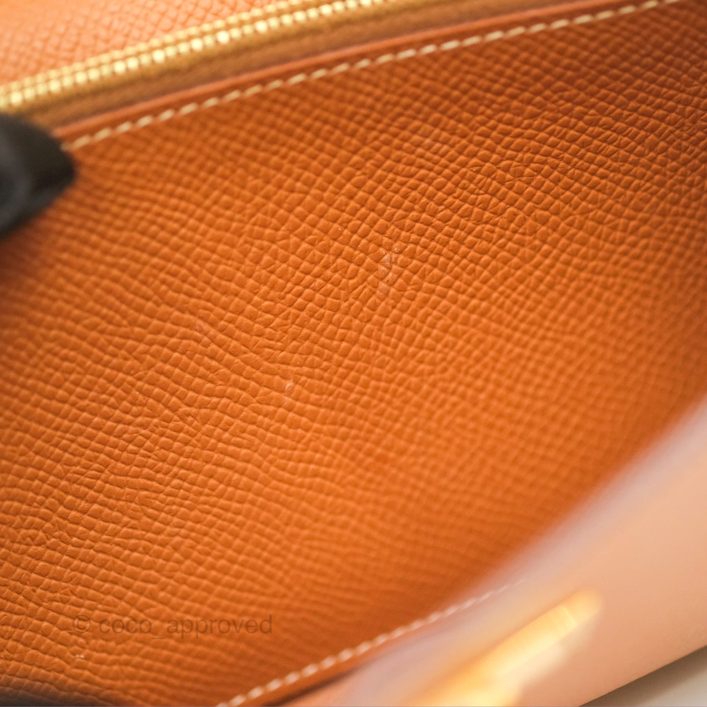 Hermès Kelly To Go Wallet Gold Epsom Gold Hardware