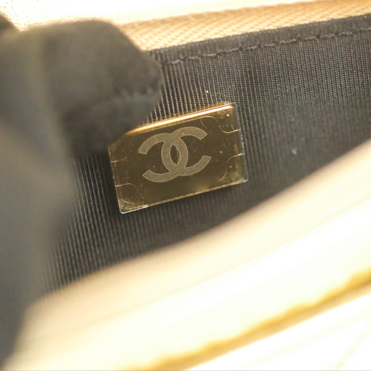 Chanel Quilted Classic Wallet on Chain WOC Metallic Gold Calfskin Gold Hardware