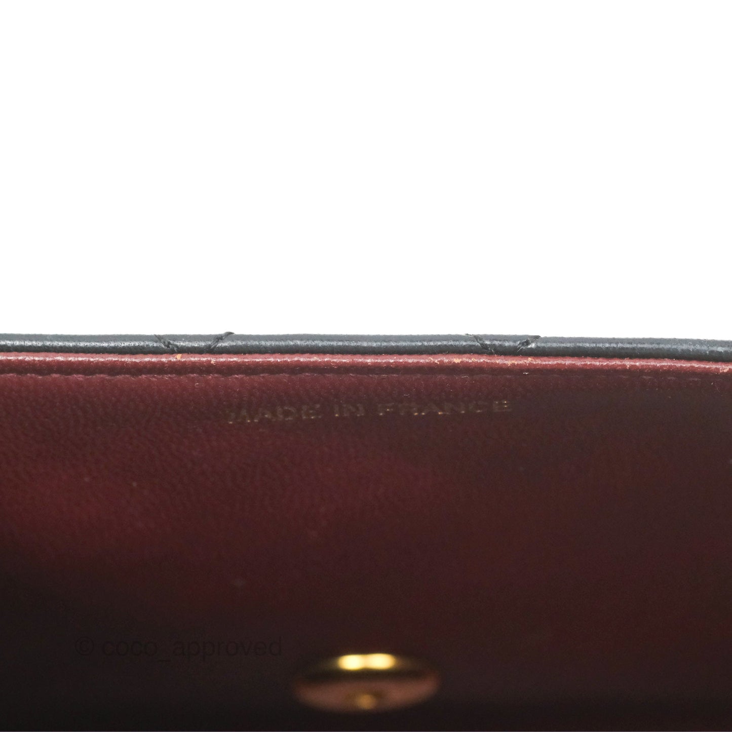 Chanel Vintage Mini Square Black Lambskin 24K Gold Hardware