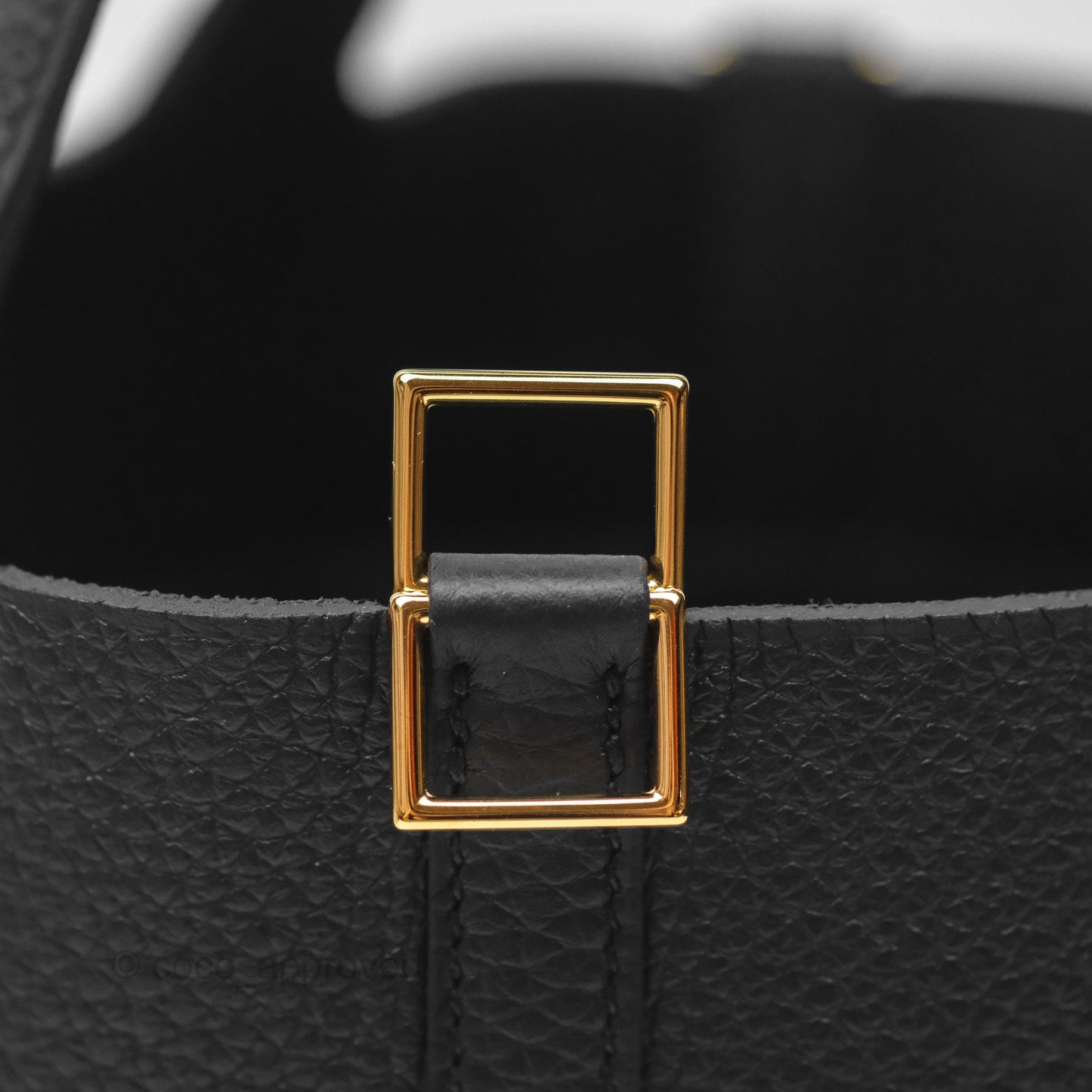 Hermès Picotin Lock 18 Noir 89 Taurillon Clemence Gold Hardware