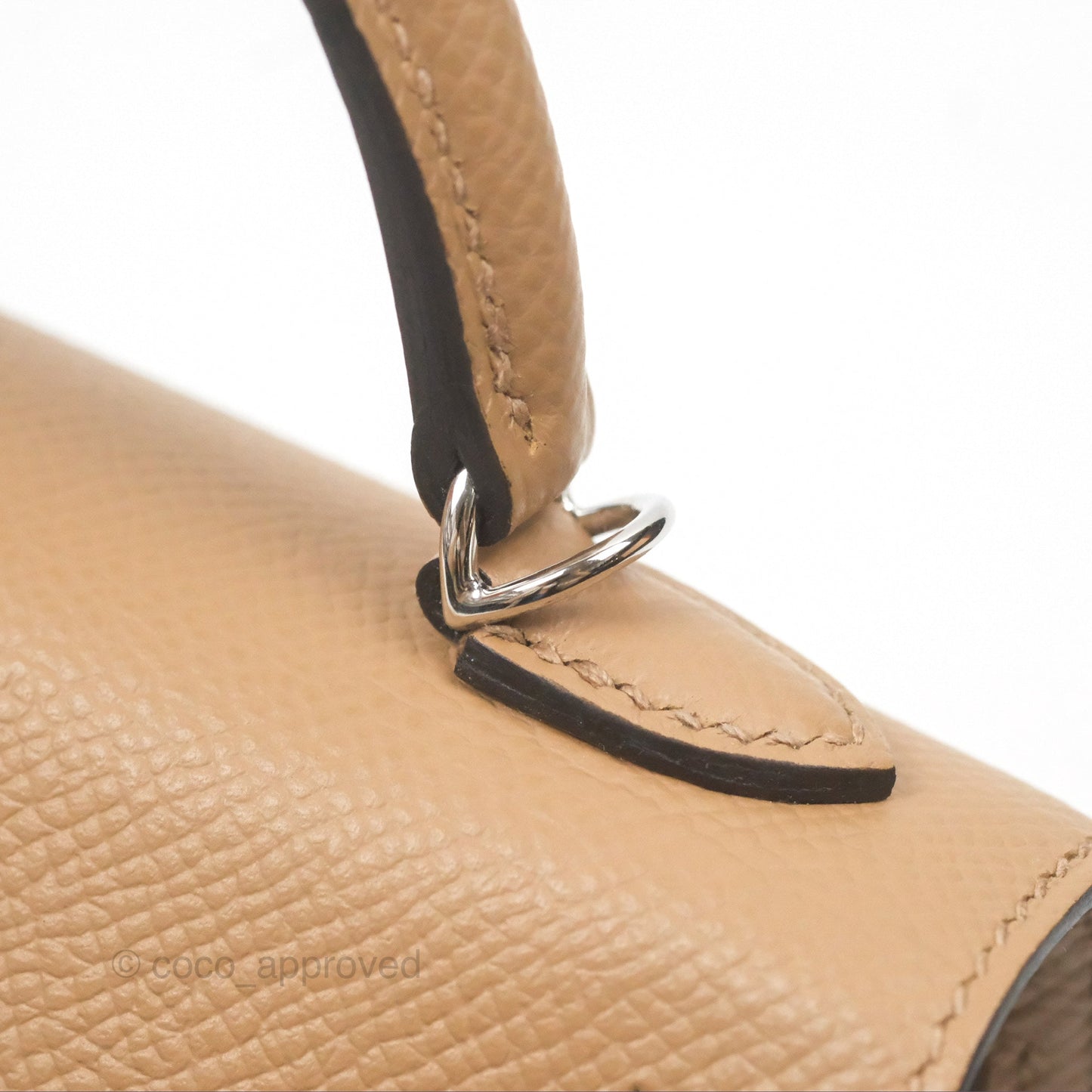 Hermès Mini Kelly II Chai 0M Epsom Palladium Hardware