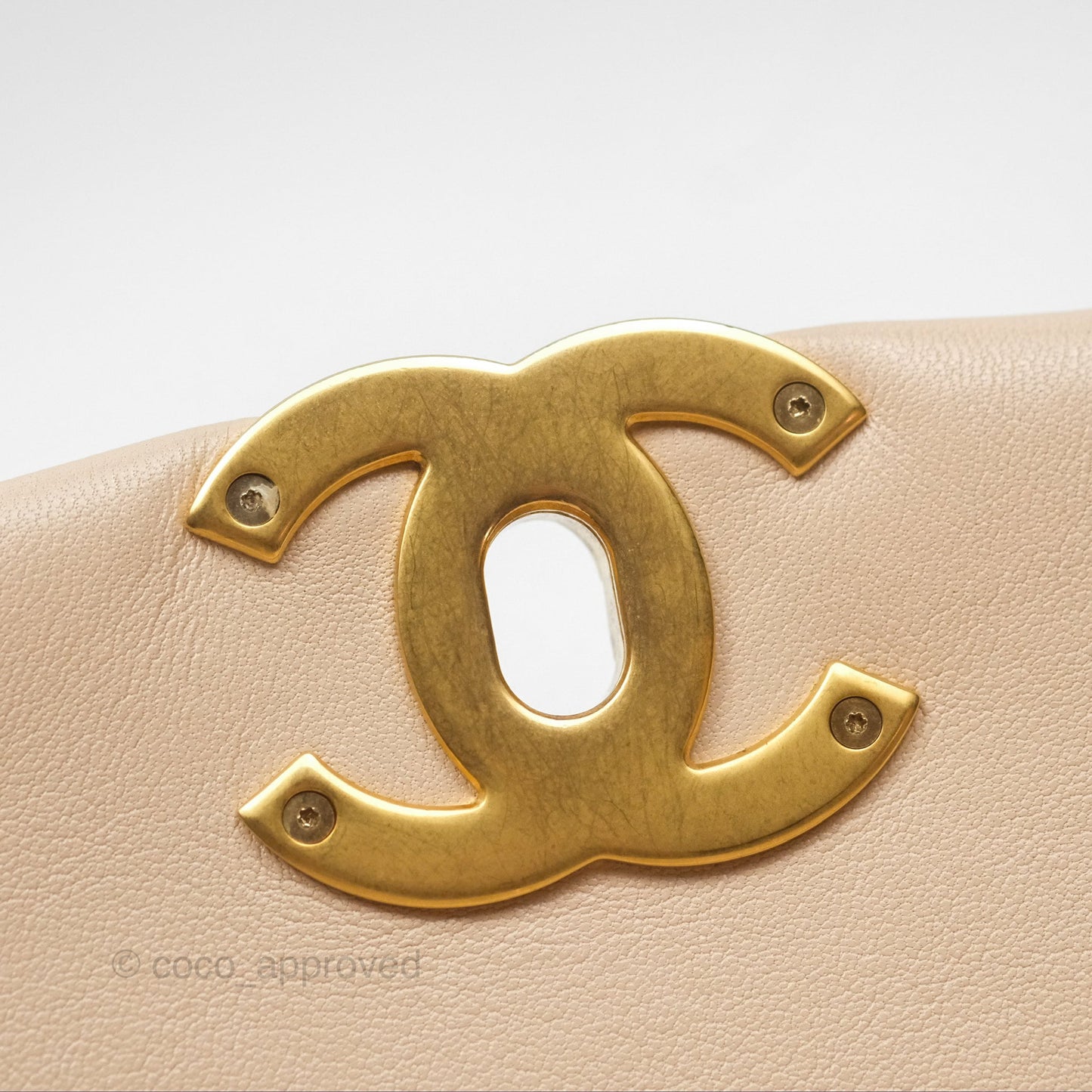 Chanel 19 Small Beige Mixed Hardware