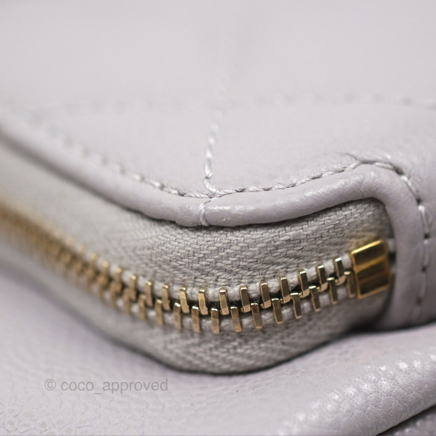 Chanel Mini Business Affinity Backpack Grey Caviar Gold Hardware 22B