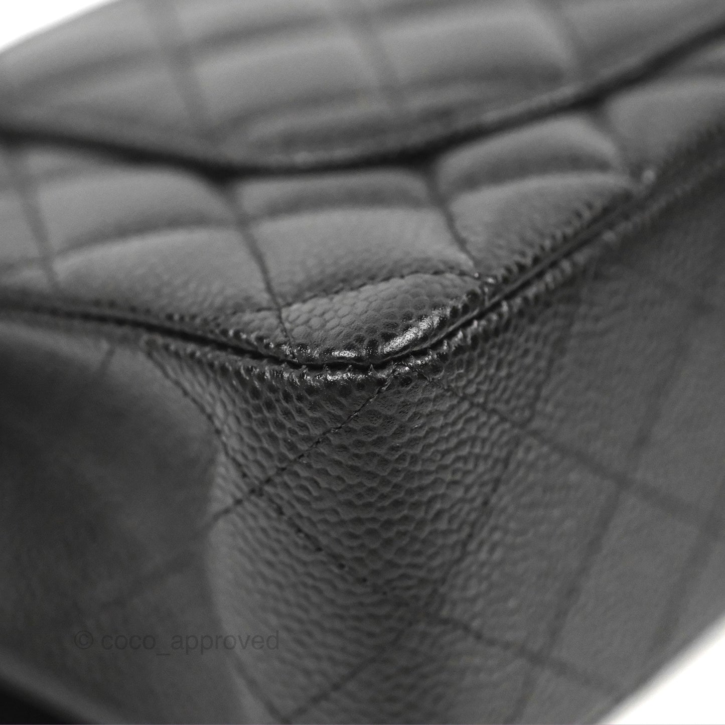 Chanel Small Classic Quilted Flap Black Caviar Gold Hardware