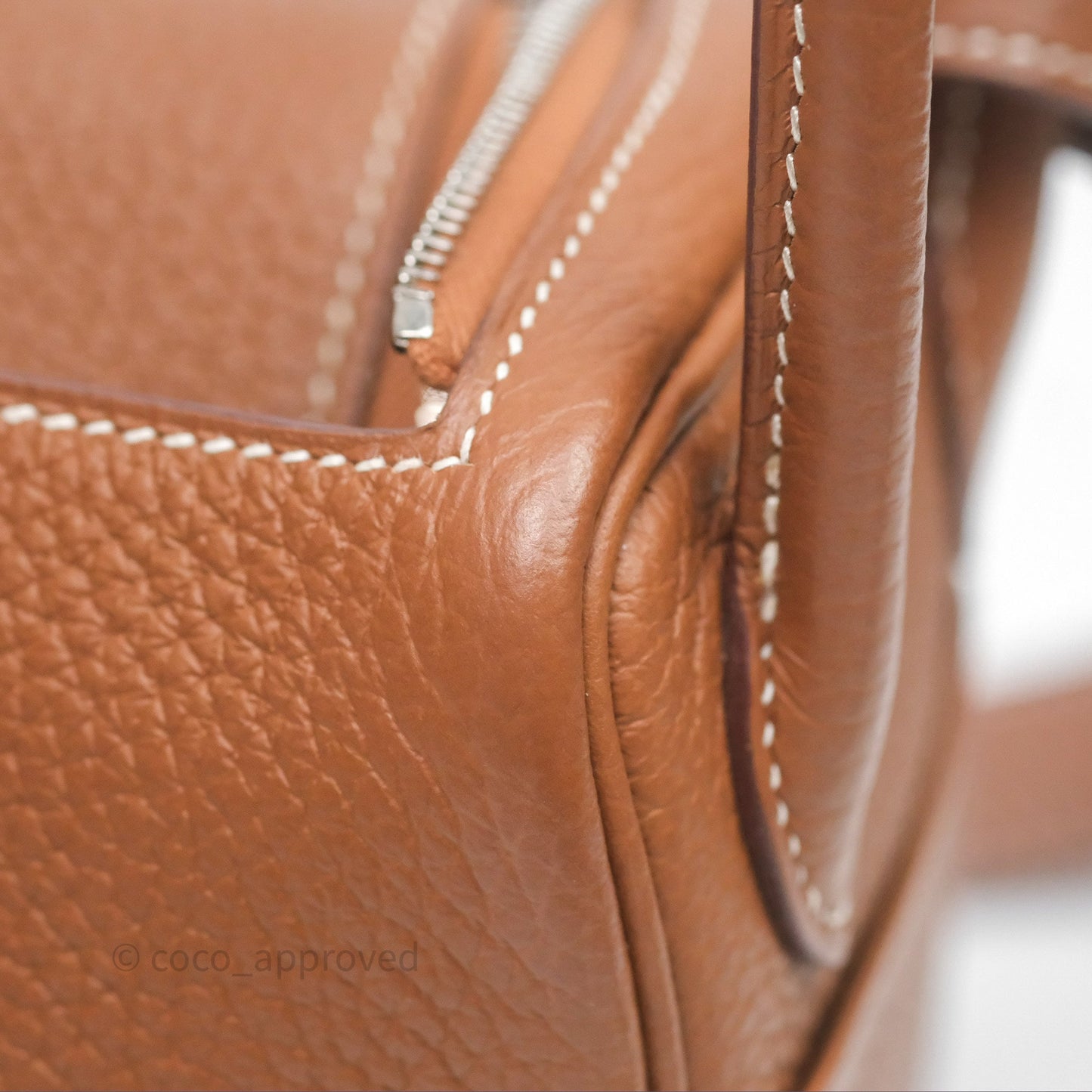 Hermès Mini Lindy 20 Gold Clemence Palladium Hardware