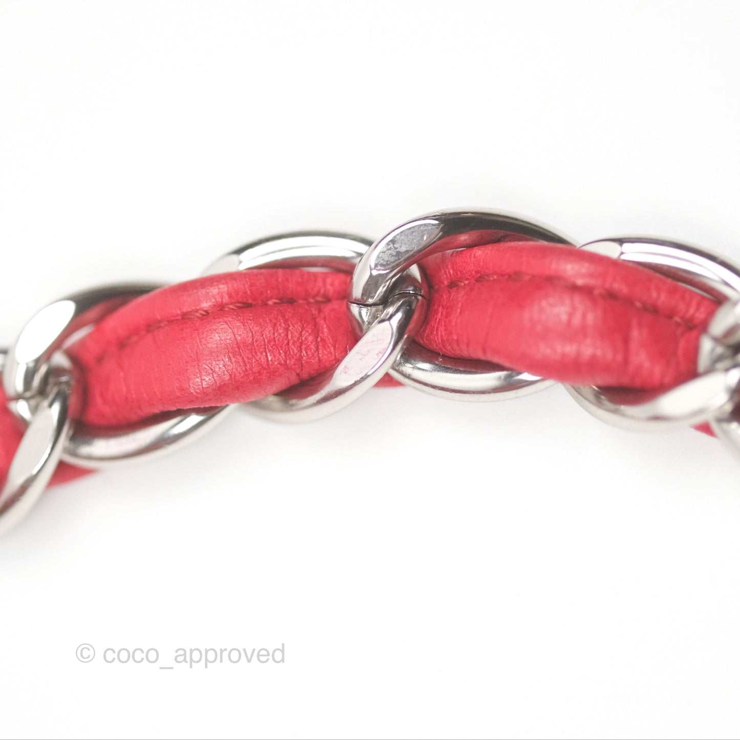 Chanel Jumbo Double Flap Red Lambskin Silver Hardware