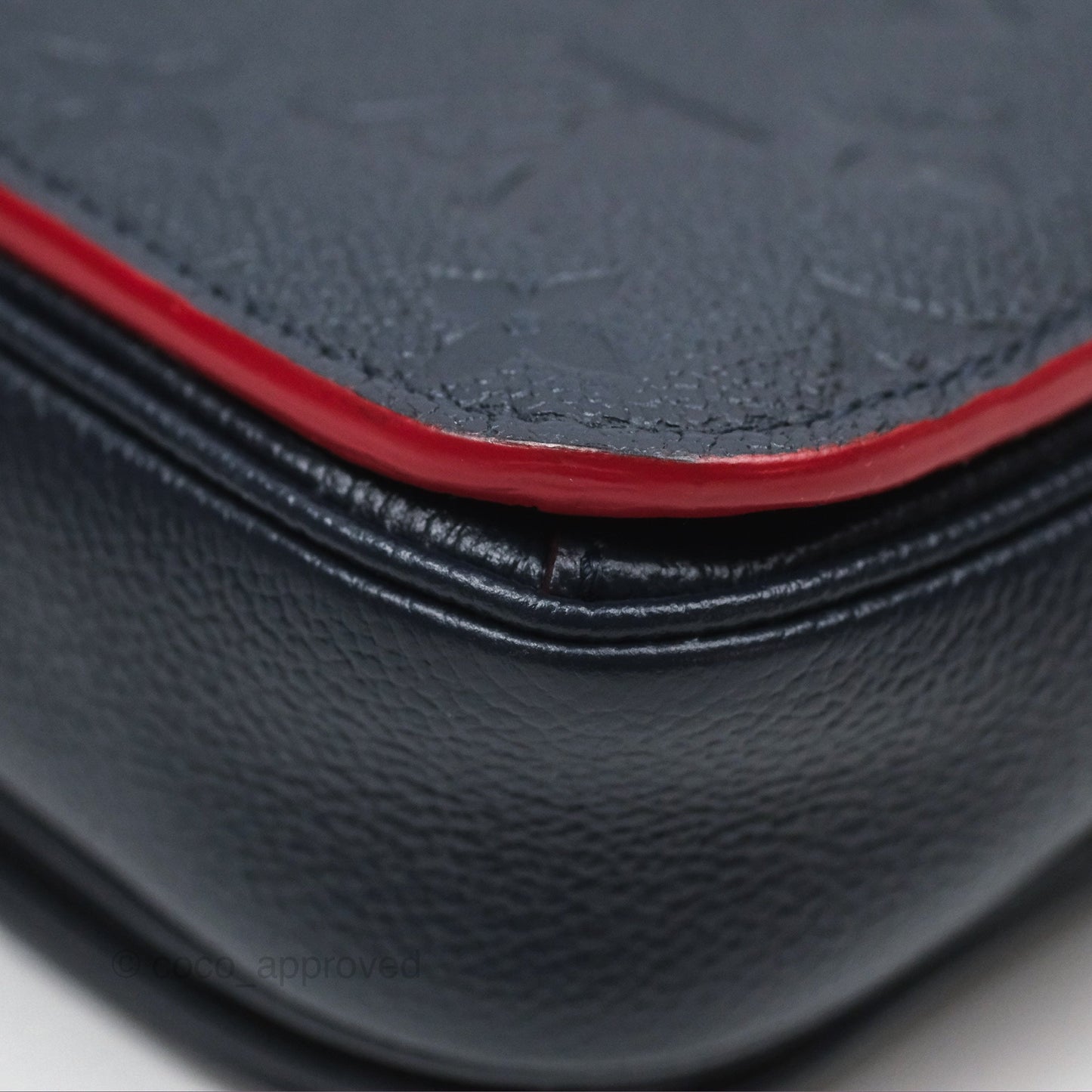 Louis Vuitton Empreinte Pochette Metis Marine Rouge