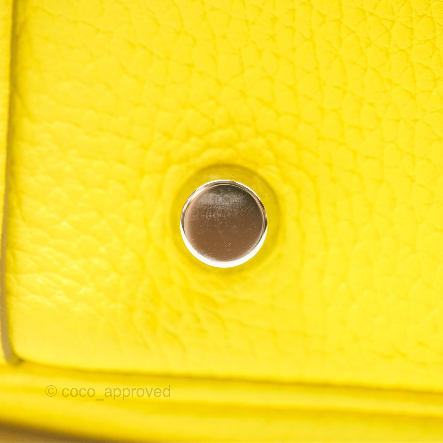 Hermès Lindy 30 Celemence Lime 9R Palladium Hardware
