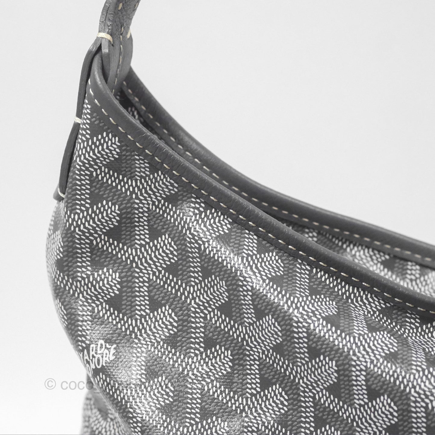 Goyard Bohème Hobo Bag Grey Goyardine Canvas