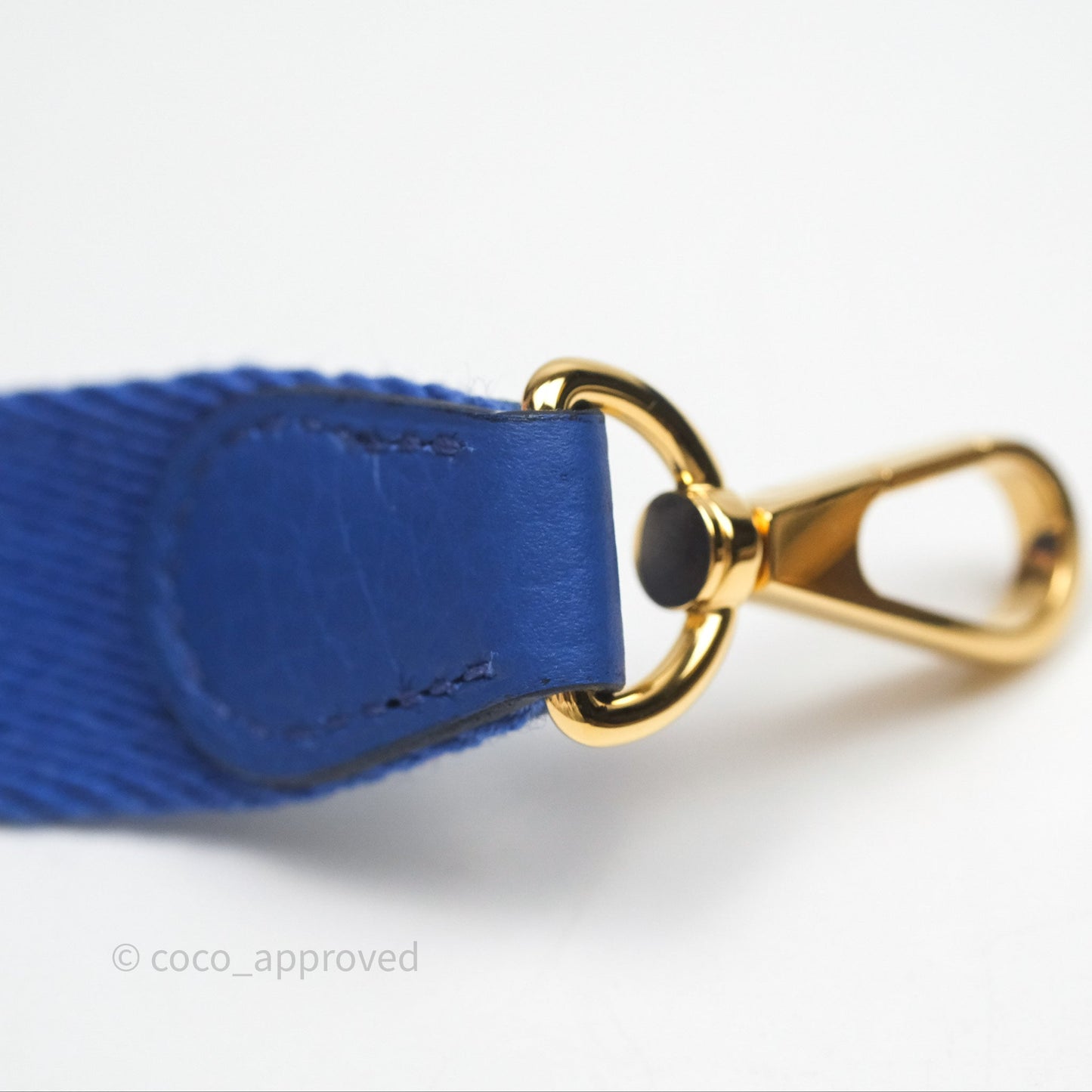 Hermès Mini Evelyne 16 Bleu Royal O8 Clemence Gold Hardware