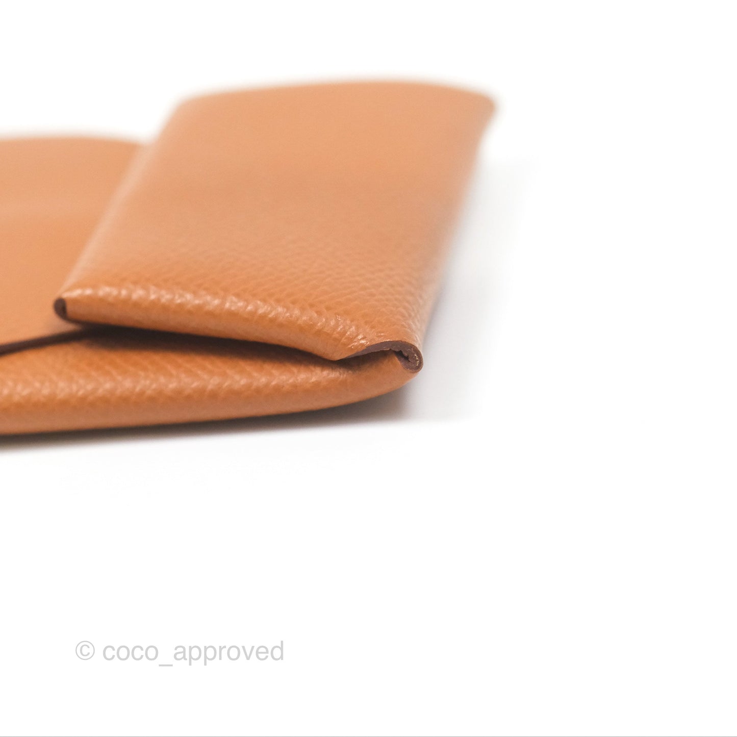 Hermès Bastia Coin Purse Gold Epsom