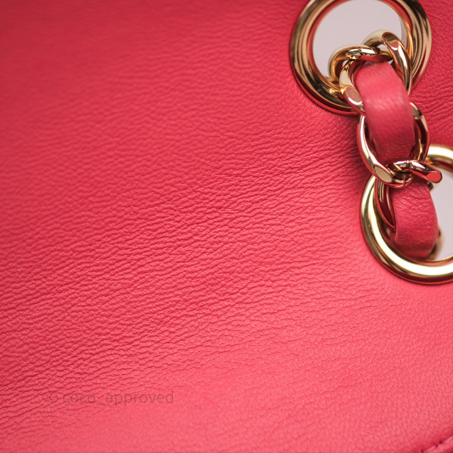 Chanel M/L Medium Flap Bag Valentine Limited Edition Pink Lambskin Gold Hardware