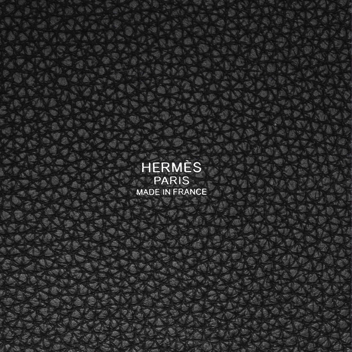 Hermès Picotin 22 Stitch Black Clemence Palladium Hardware