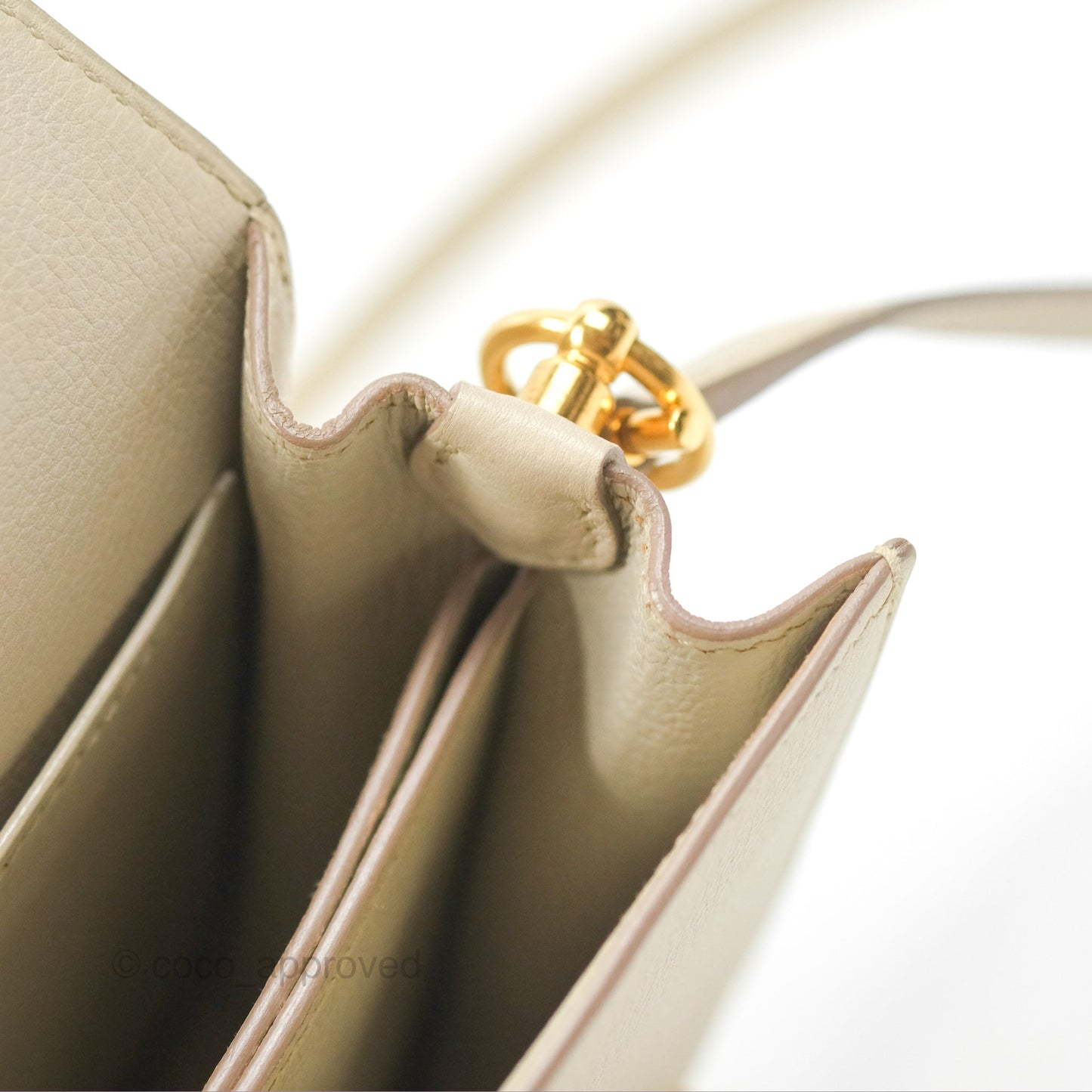 Hermès Roulis Mini 18 Beton Evercolor Gold Hardware