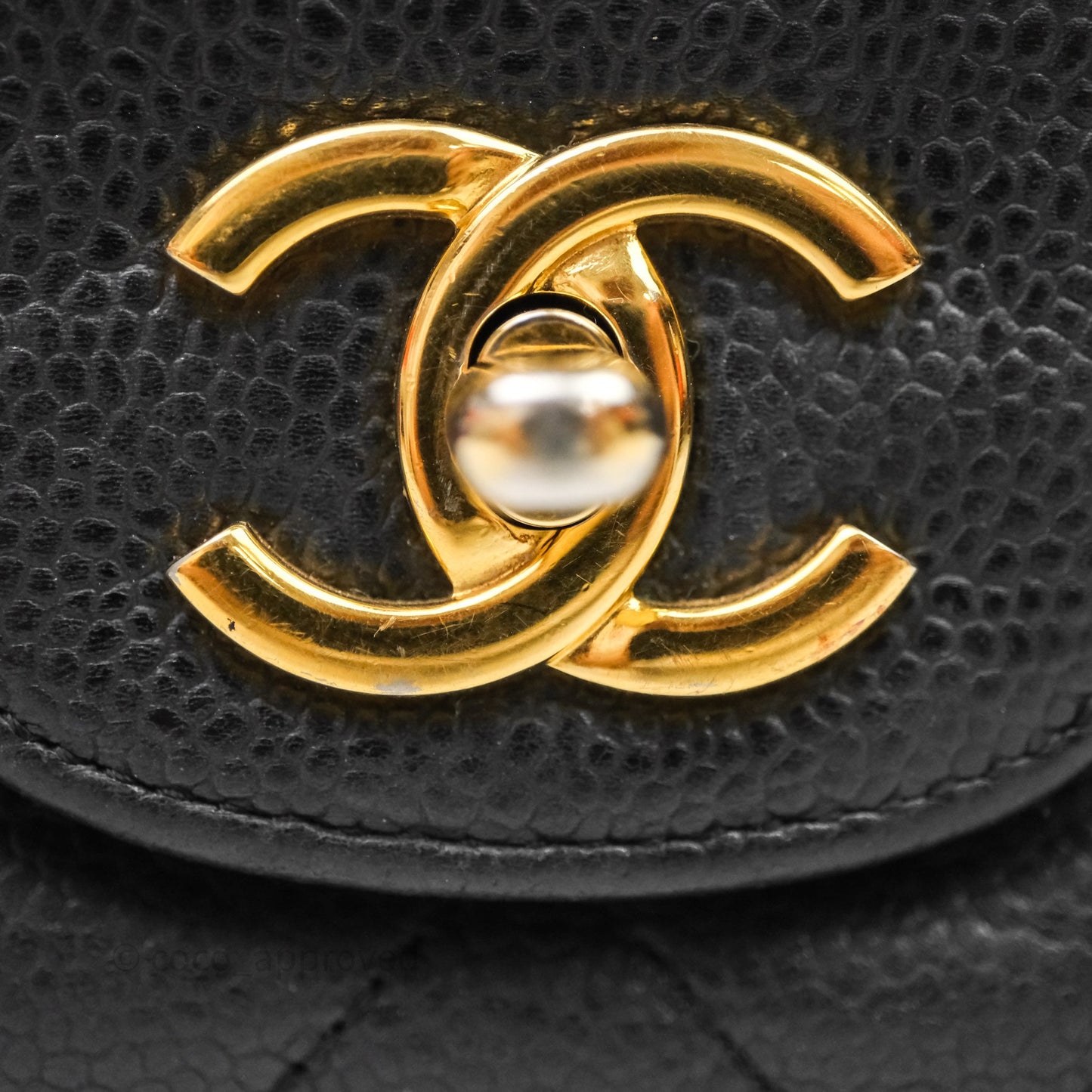 Chanel Jumbo Single Flap Black Caviar Gold Hardware⁣⁣