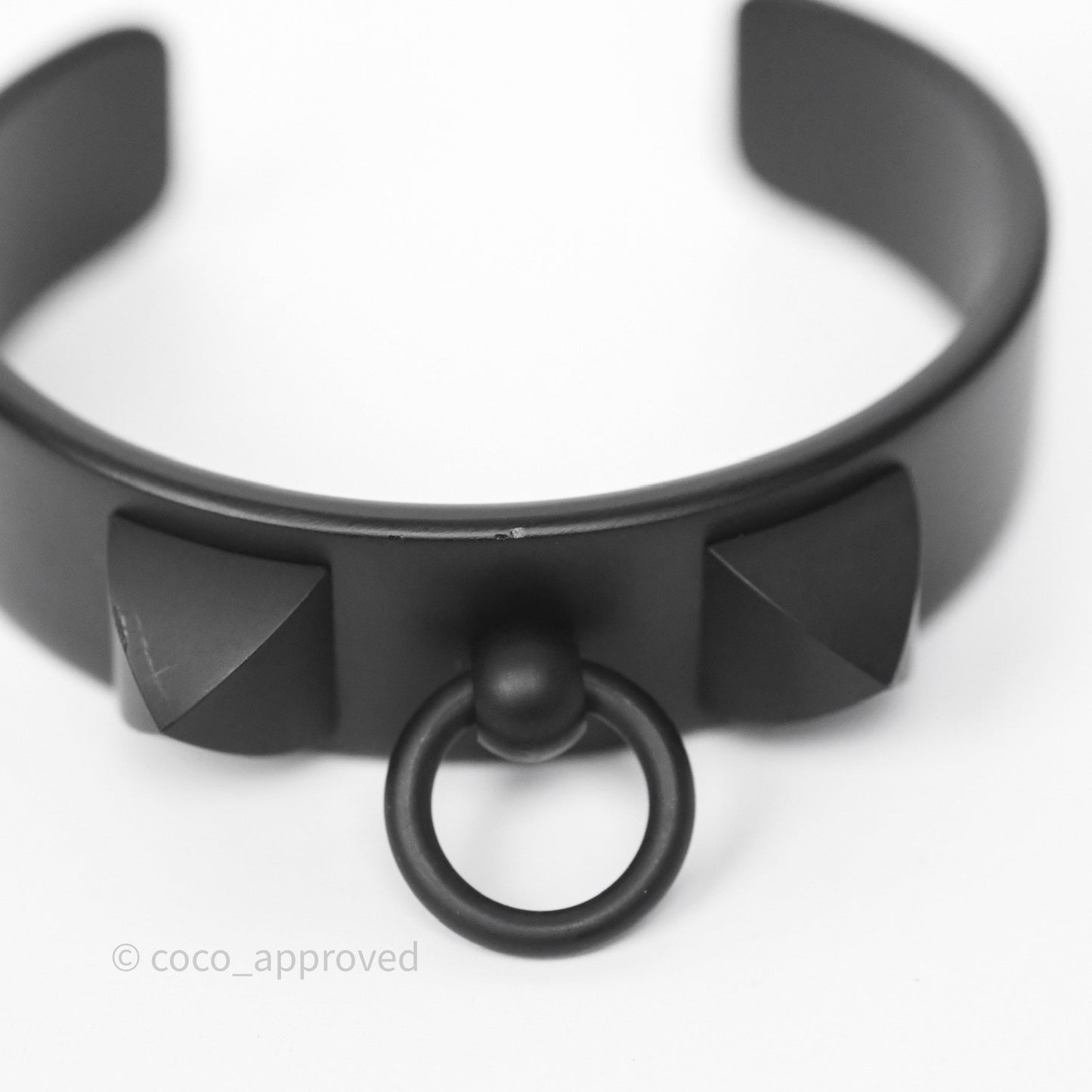 Hermes Medor Aluminium Sunset Bracelet Black Size T2