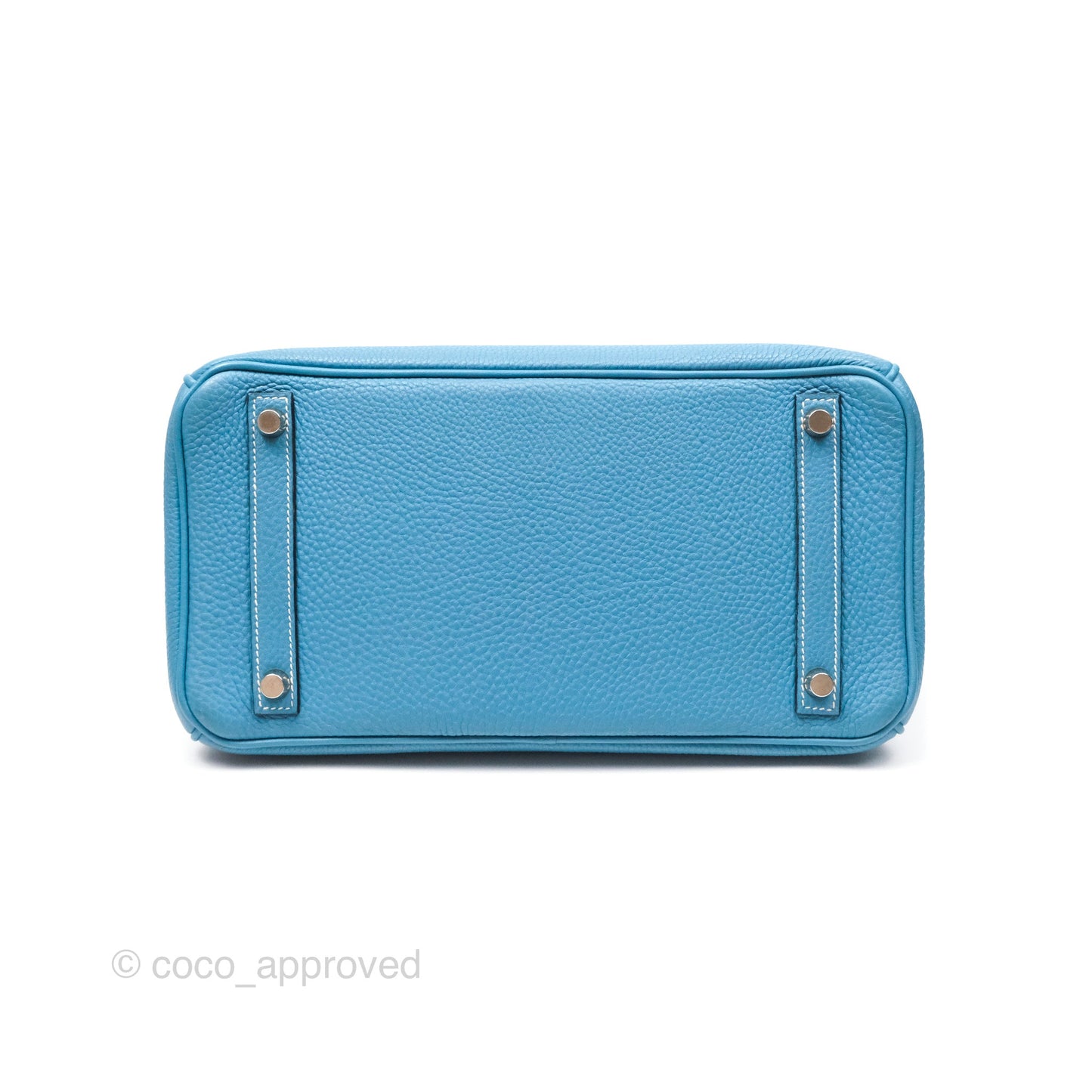 Hermès Birkin 30 Blue Jean Togo Palladium Hardware