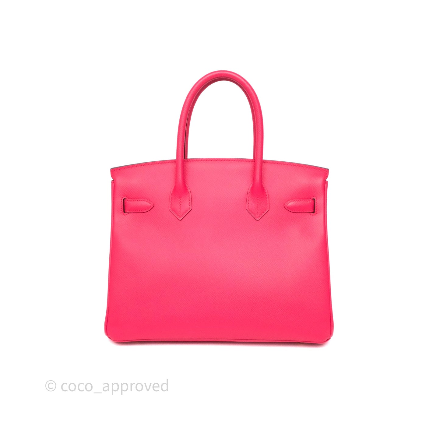 Hermès Birkin Retourne 30 Rose Extreme I6 Epsom Gold Hardware