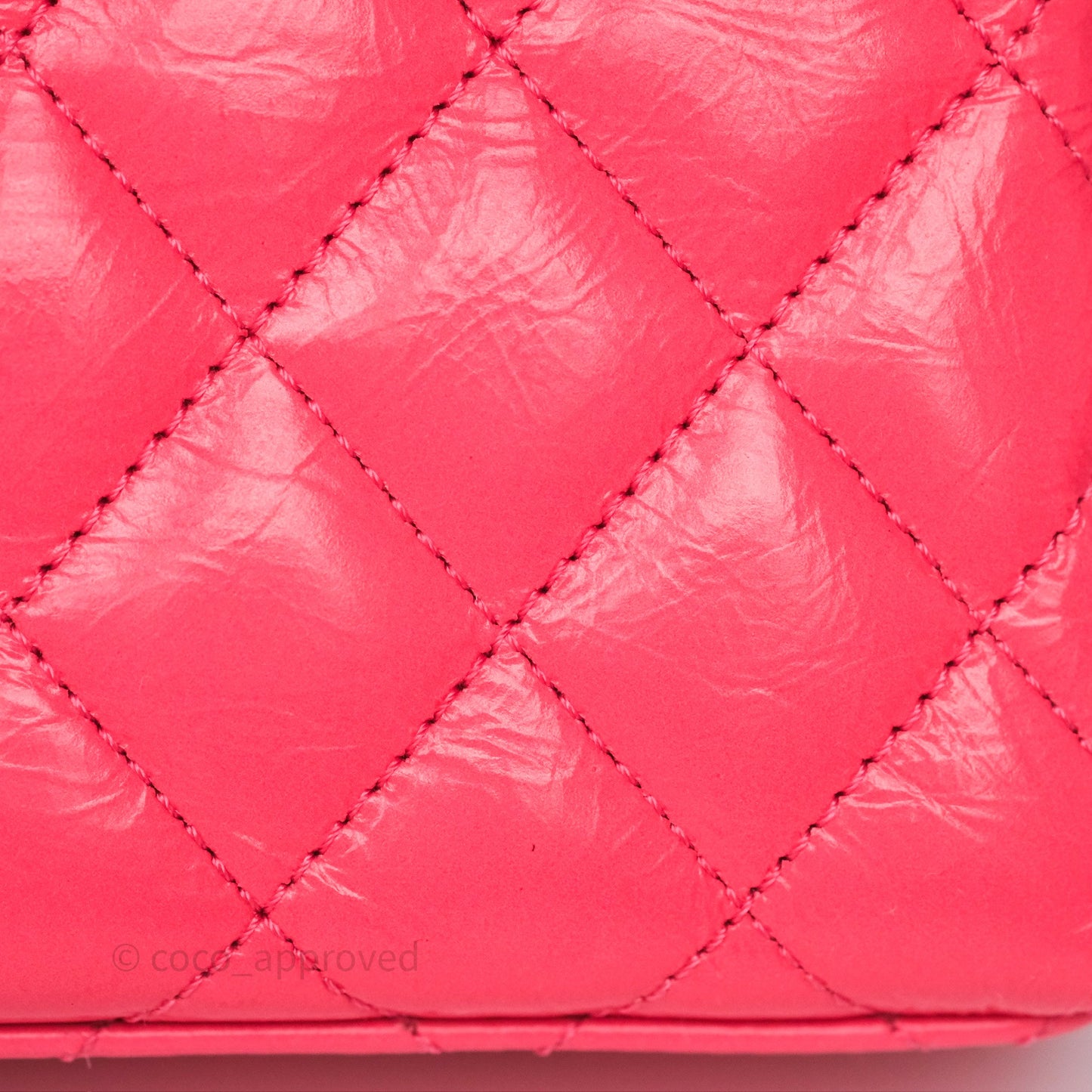 Chanel Kelly Bag Pink Shiny Calfskin Aged Gold Hardware