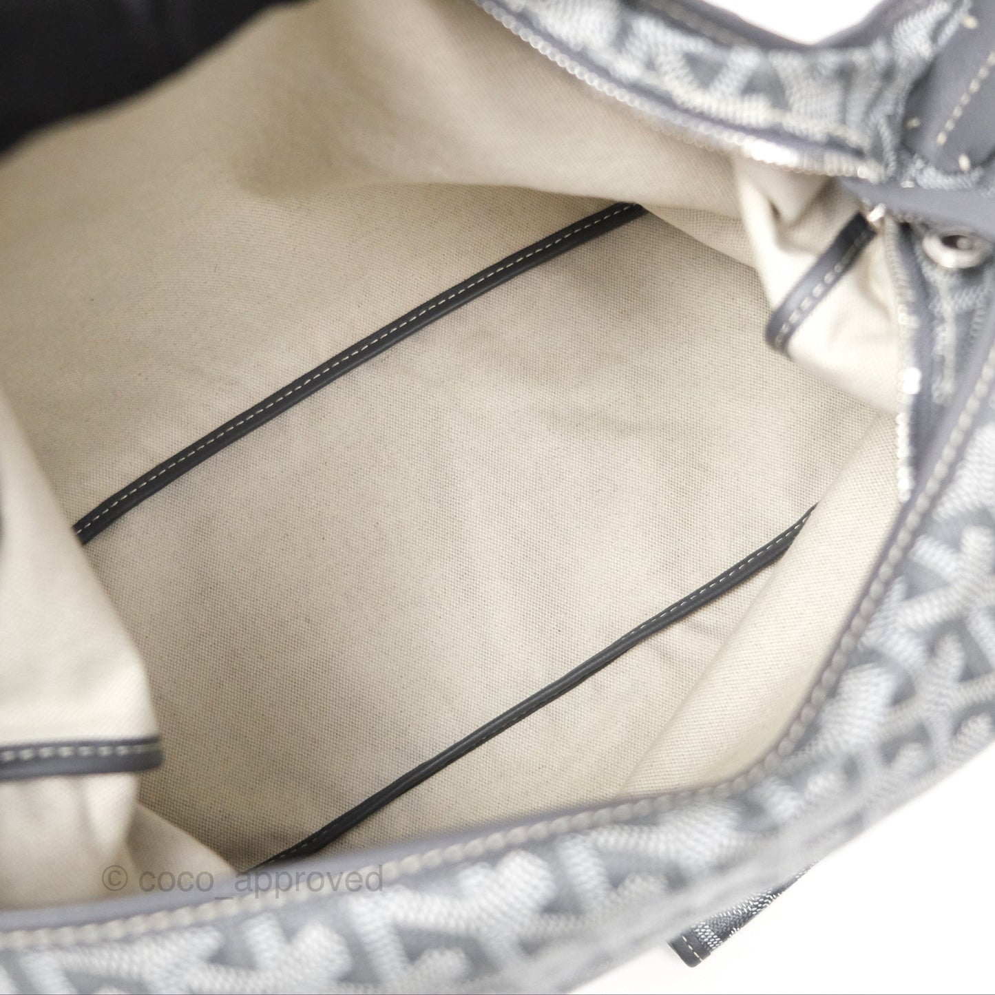 Goyard Bohème Hobo Bag Grey Goyardine Canvas