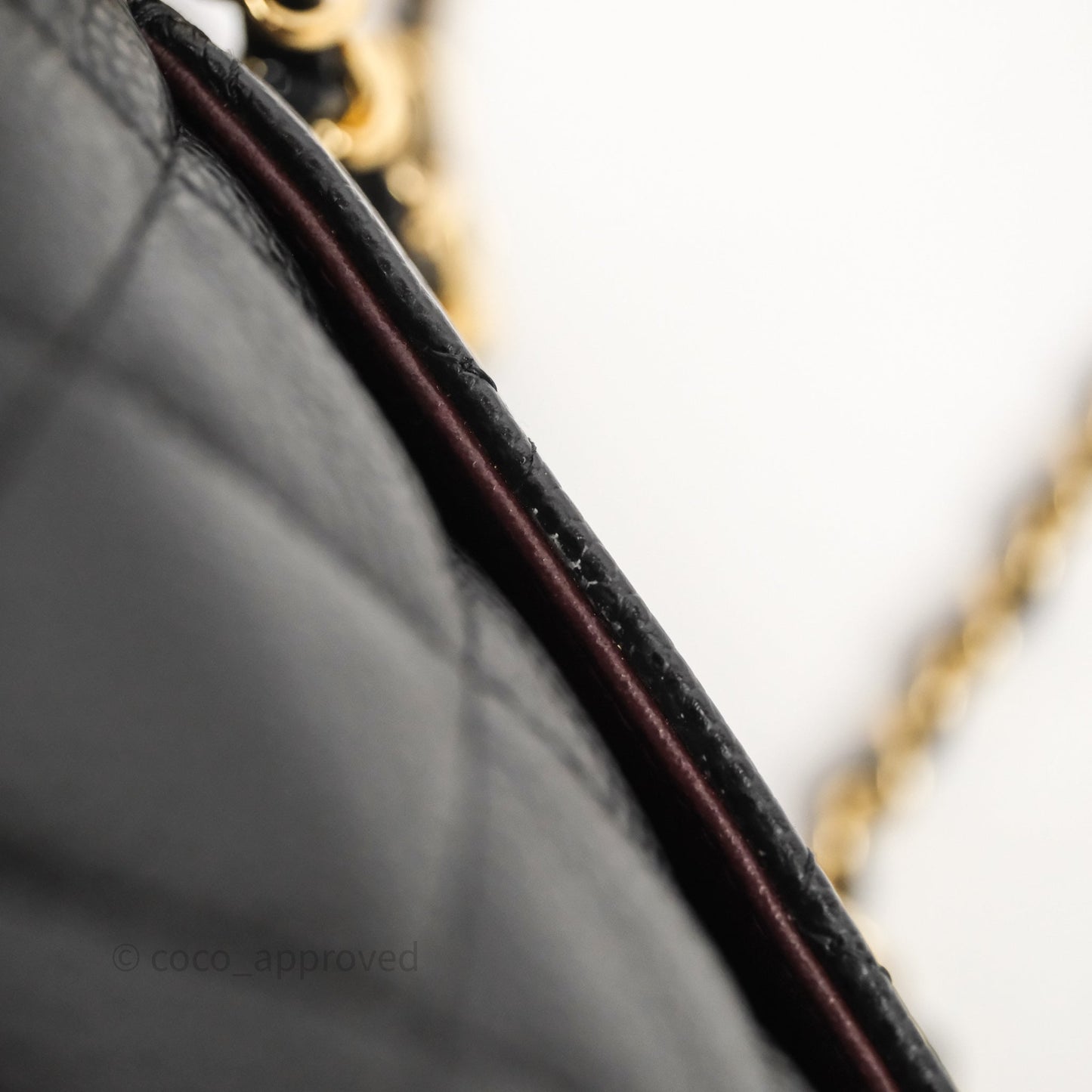 Chanel Medium Classic Flap Quilted Black Caviar Gold Hardware