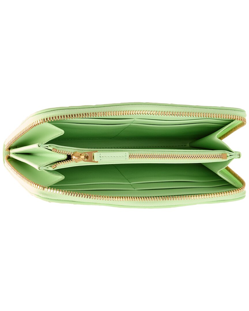 Luxury Bottega Veneta Intrecciato Leather Zip Around Wallet