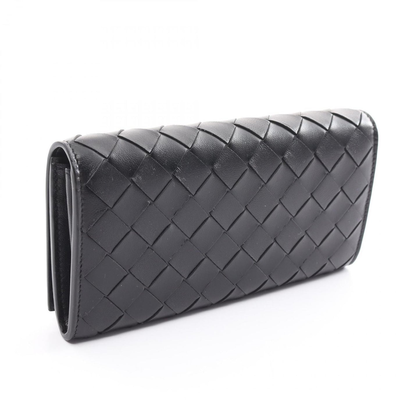 Luxury Bottega Veneta  Leather Long Wallet (Bi-Fold)
