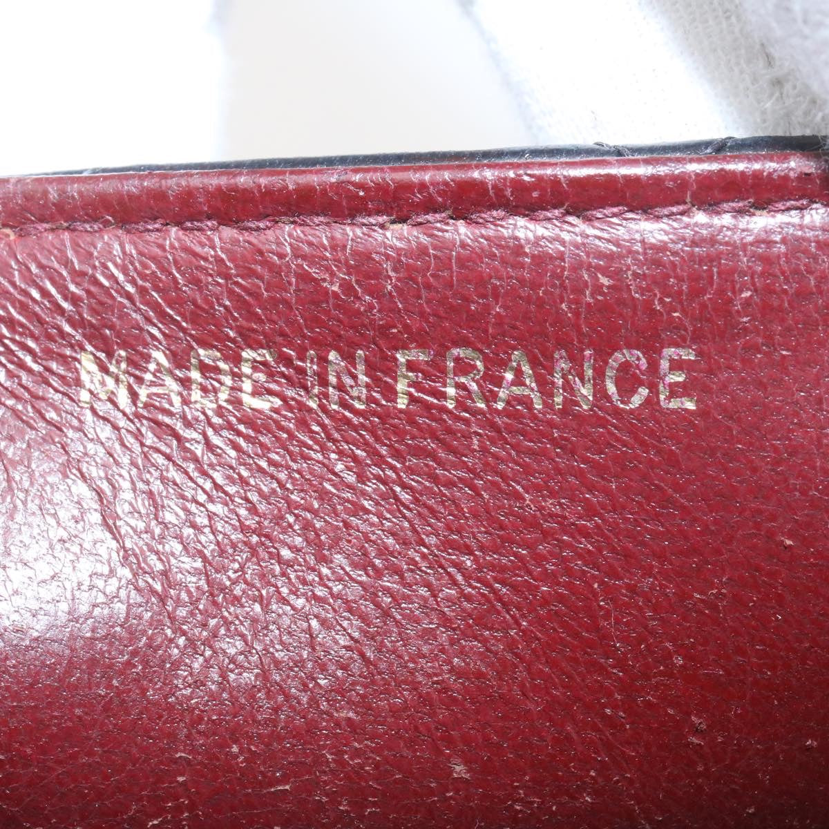 CHANEL Mini Matelasse Chain Flap Shoulder Bag Lamb Skin Black Gold  29069A