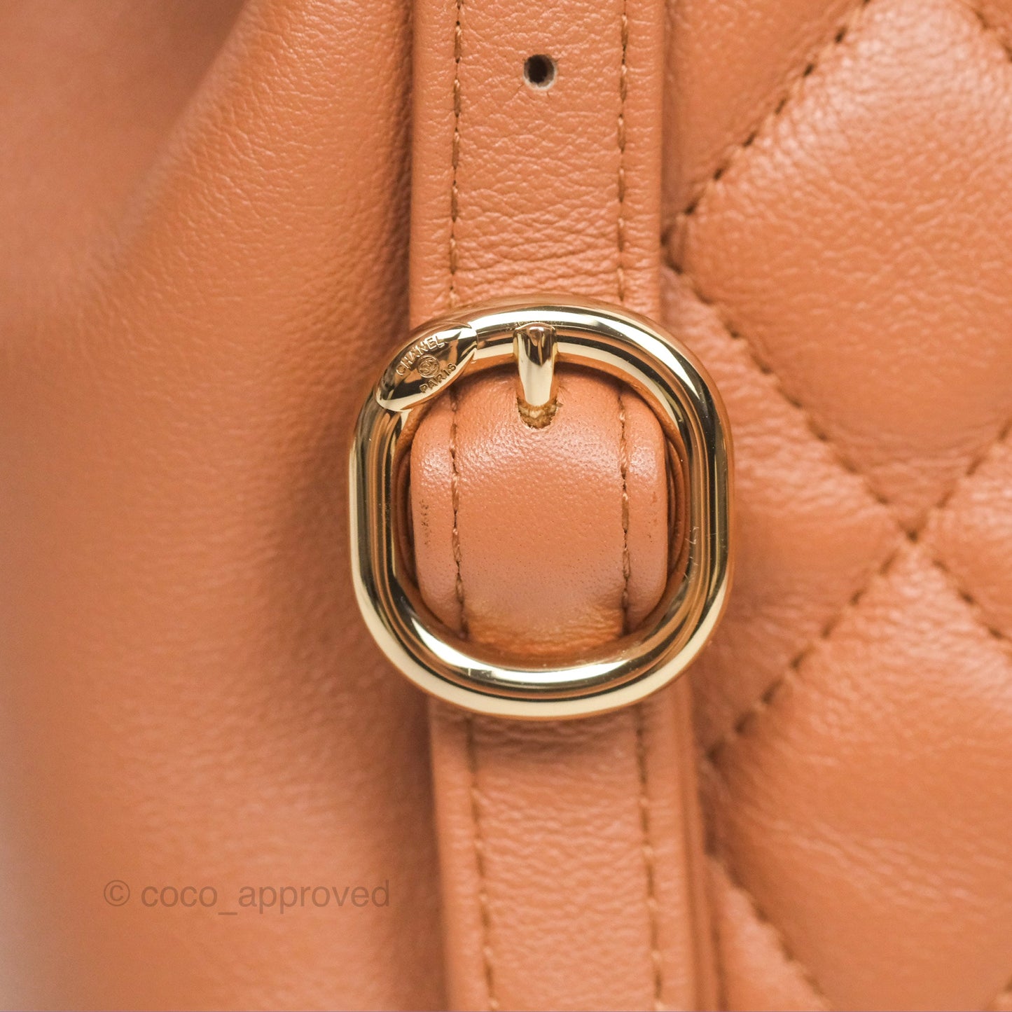 Chanel Small Duma Drawstring Backpack Camel Calfskin 24P