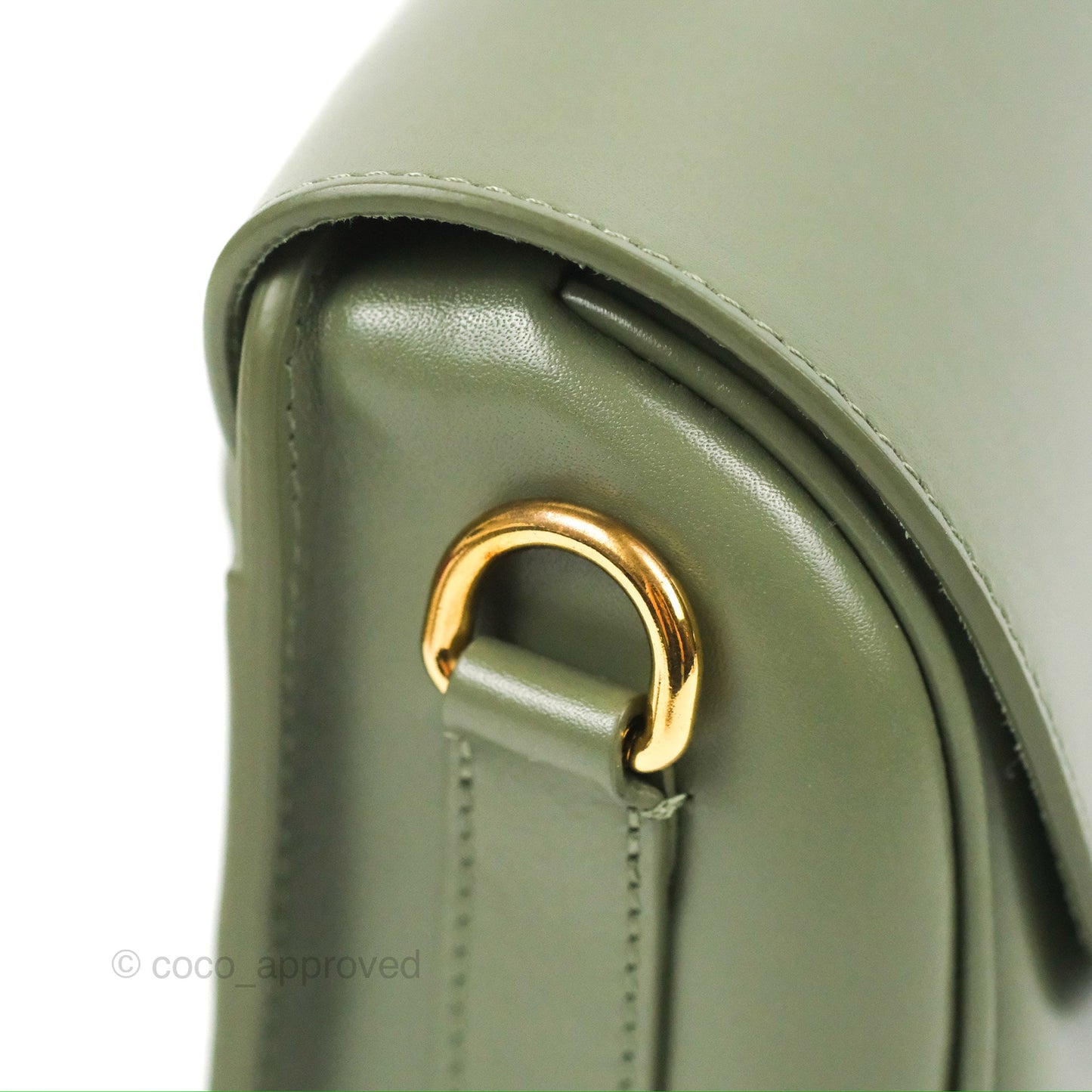 Dior Medium Bobby Bag Cedar Green Calfskin Gold Hardware