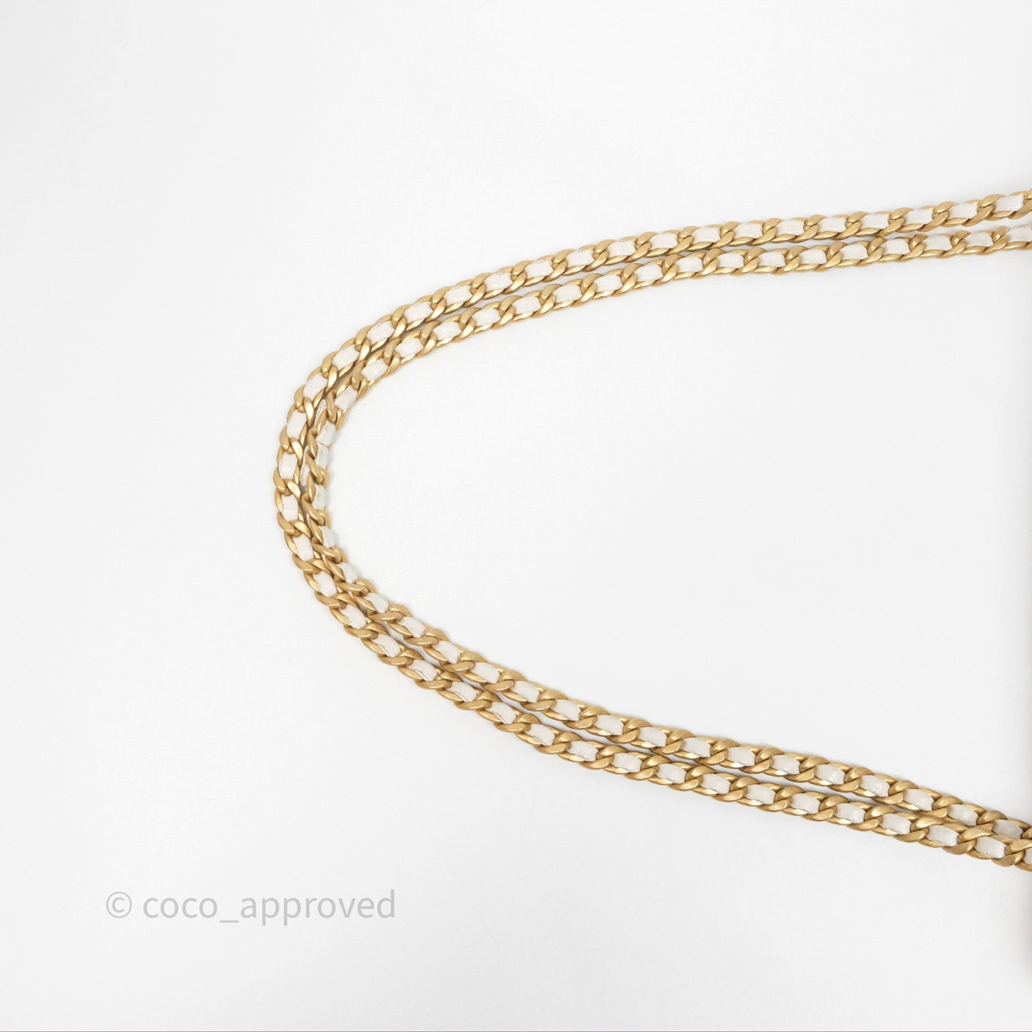 Chanel Large Quilted Sweet Classic Flap White Caviar Aged Gold Hardware