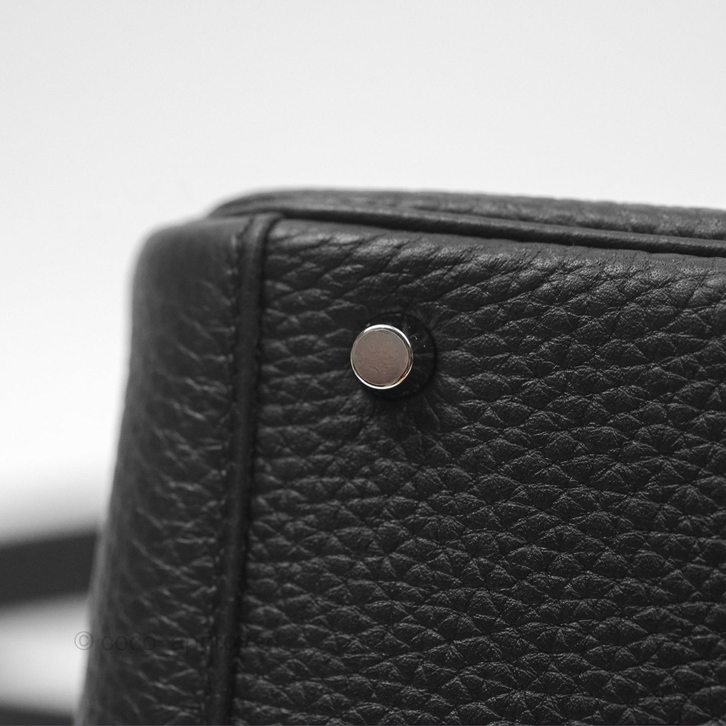 Hermès Mini Lindy 20 Noir 89 Clemence Palladium Hardware
