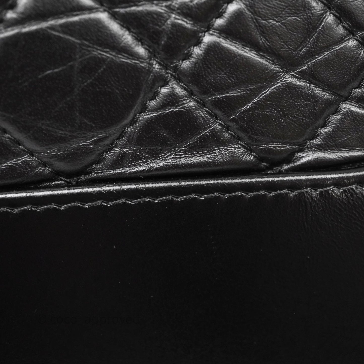 Chanel New Medium Gabrielle Hobo Quilted Black Aged Calfskin