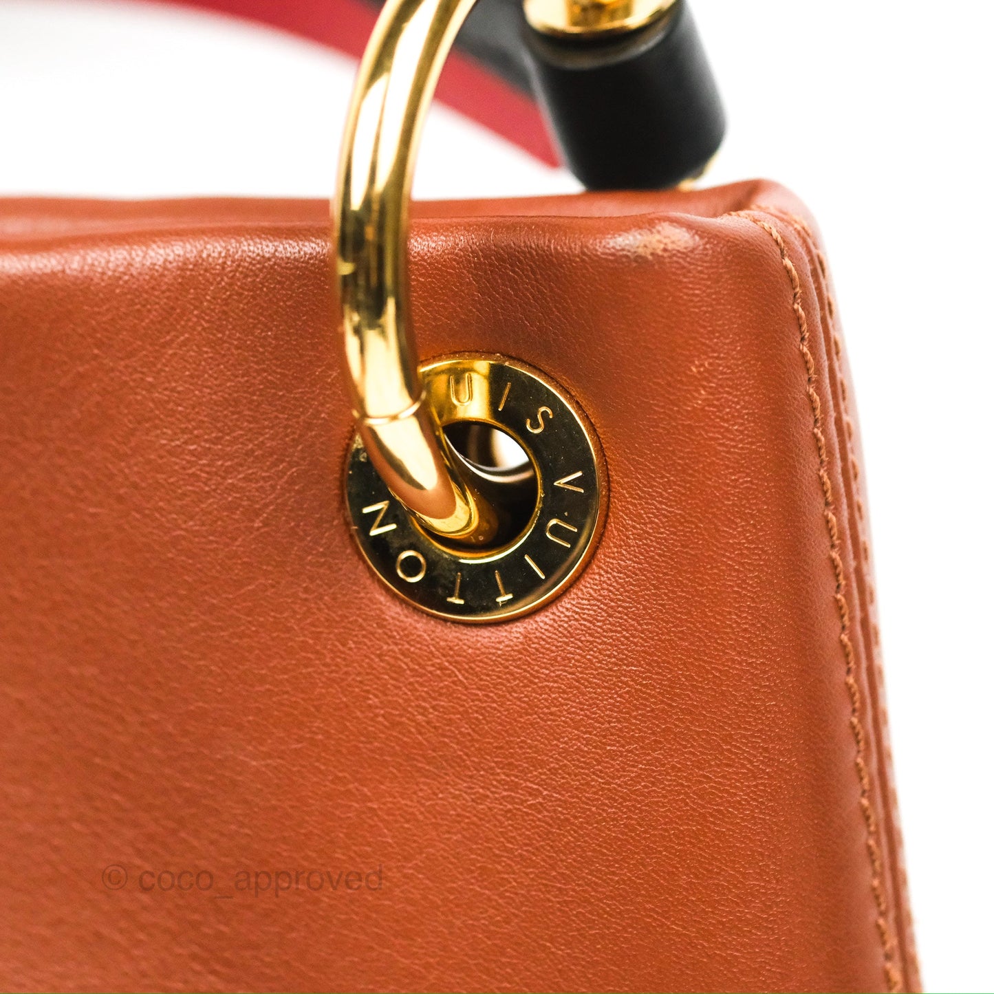 Louis Vuitton Tuileries Besace Bag Brown/Red Monogram