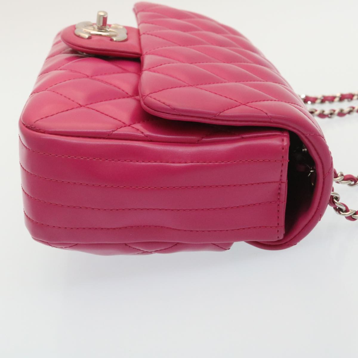 Luxury Chanel Matelasse Coco Rain Double Chain Shoulder Bag Lamb Skin Pink  29191A