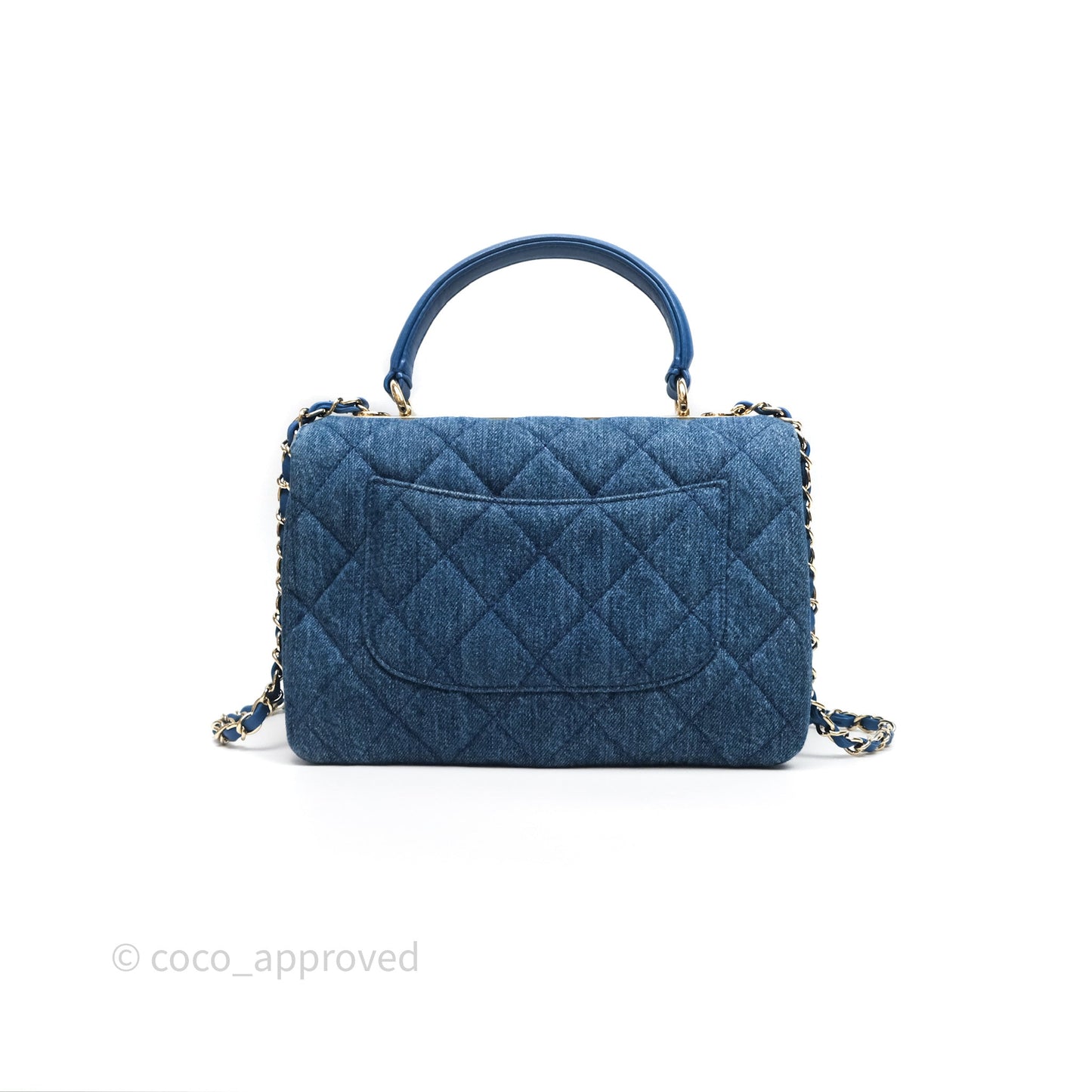 Chanel Small Trendy CC Denim Gold Hardware