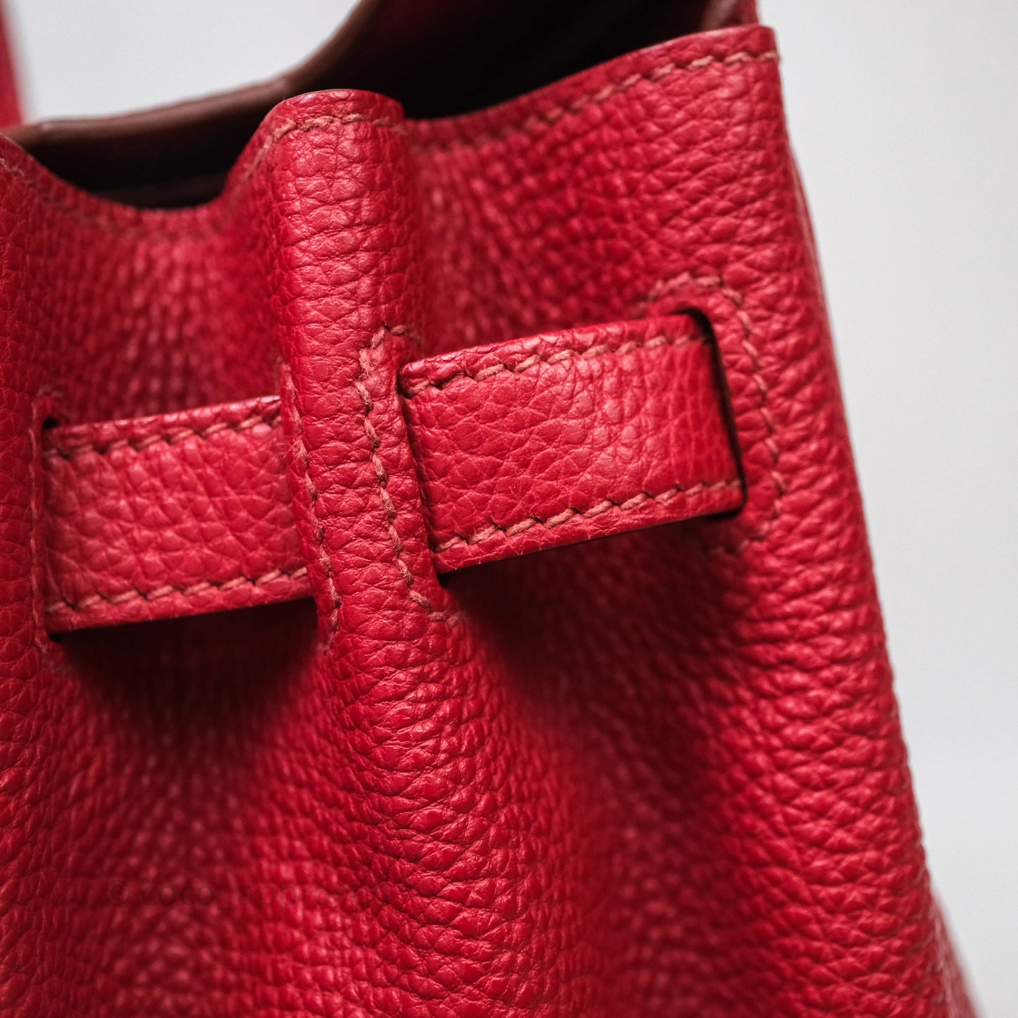 Hermès Birkin 30 Rouge Togo Palladium Hardware