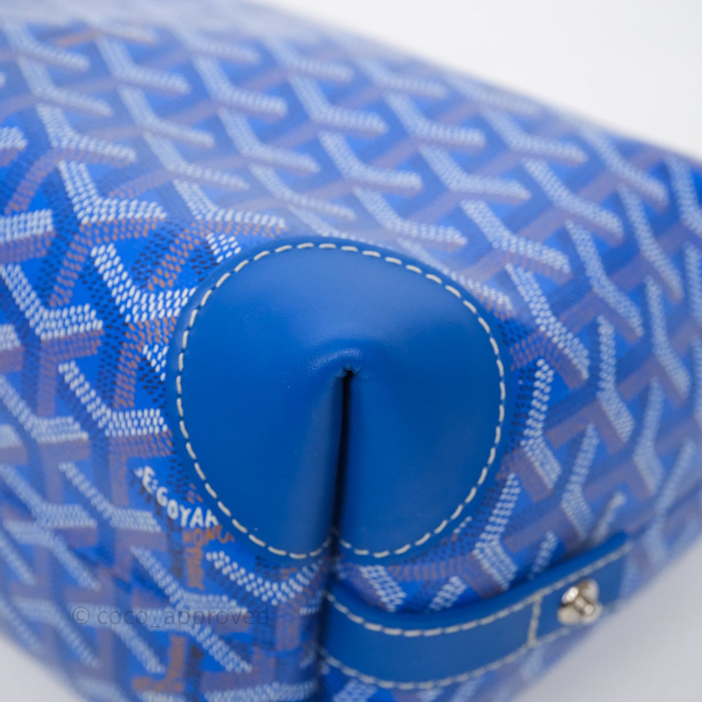 Goyard Bowling 25 Toiletry Bag Sky Blue