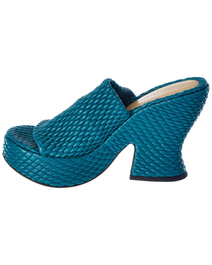 Luxury Bottega Veneta Leather Platform Sandal