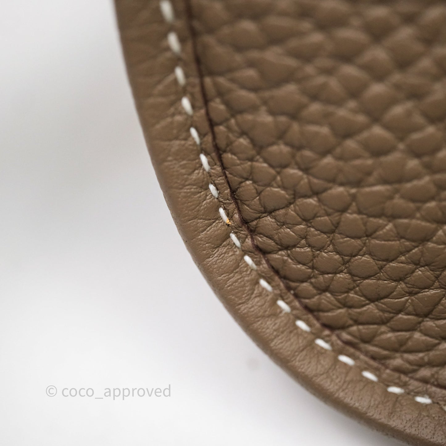 Hermès Mini Evelyne 16 Etoupe 18 Clemence Gold Hardware