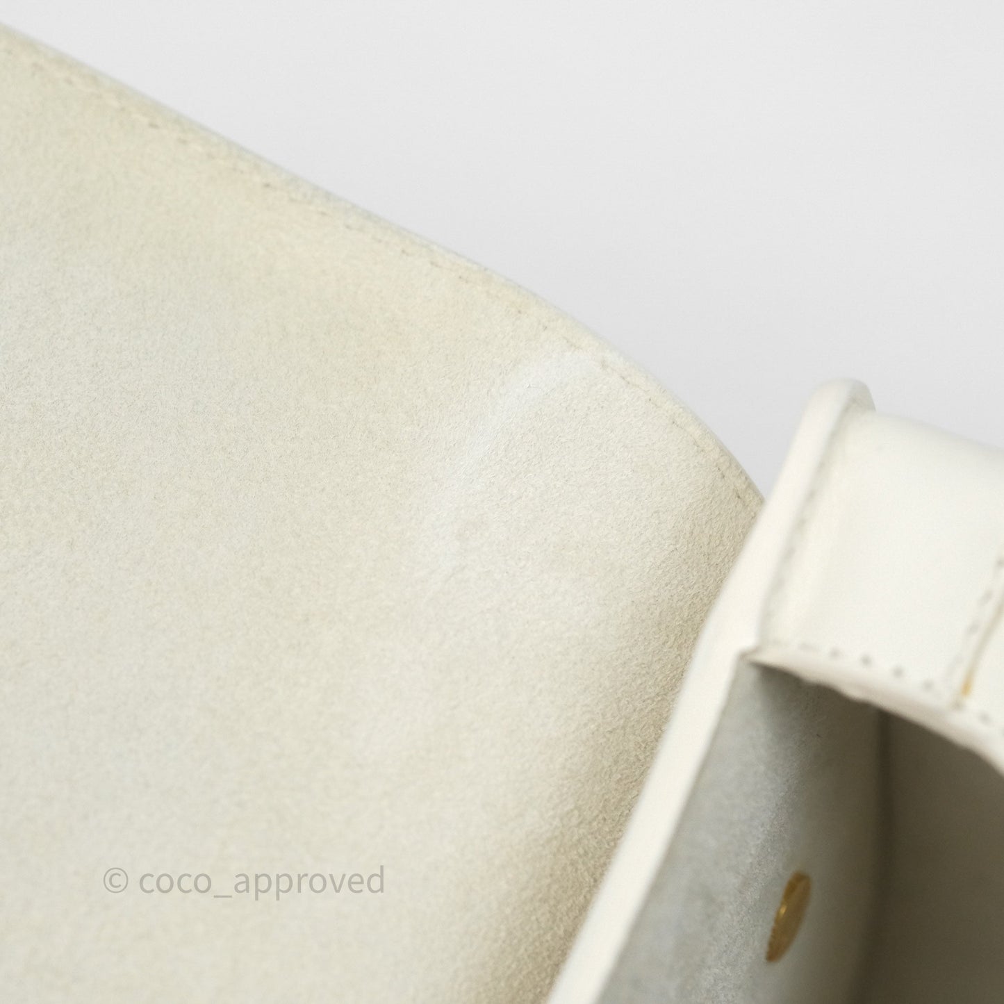 Christian Dior Medium Bobby Flap White Box Calfskin