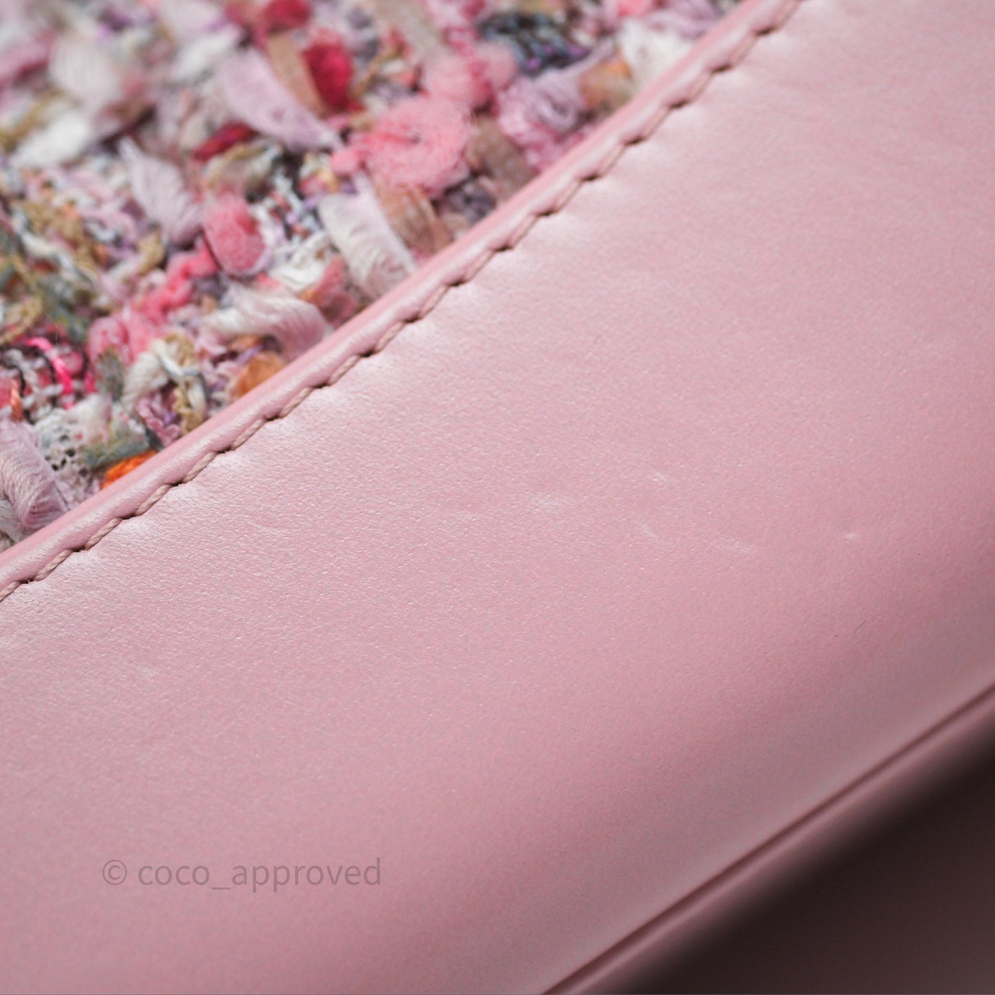 Chanel Gabrielle Small Backpack Pink Tweed Aged Calfskin