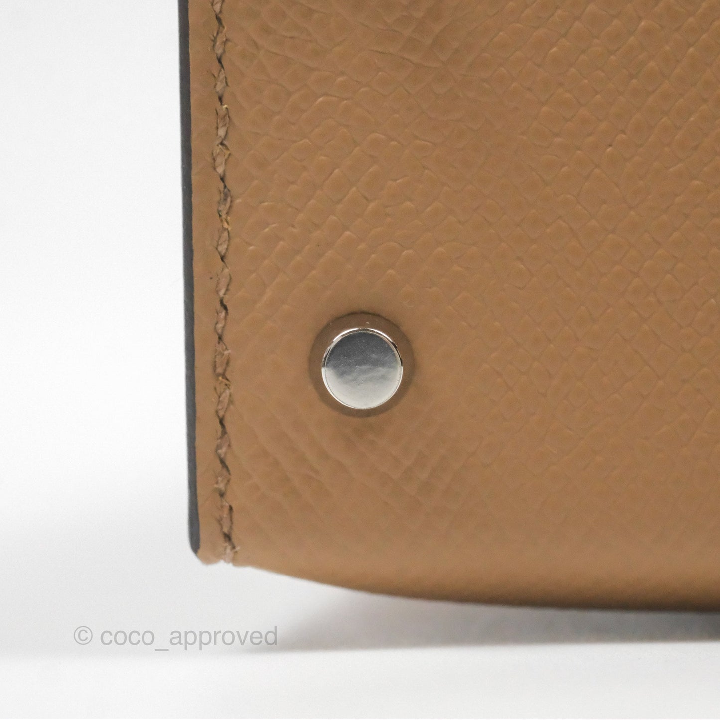 Hermès Mini Kelly II Chai 0M Epsom Palladium Hardware