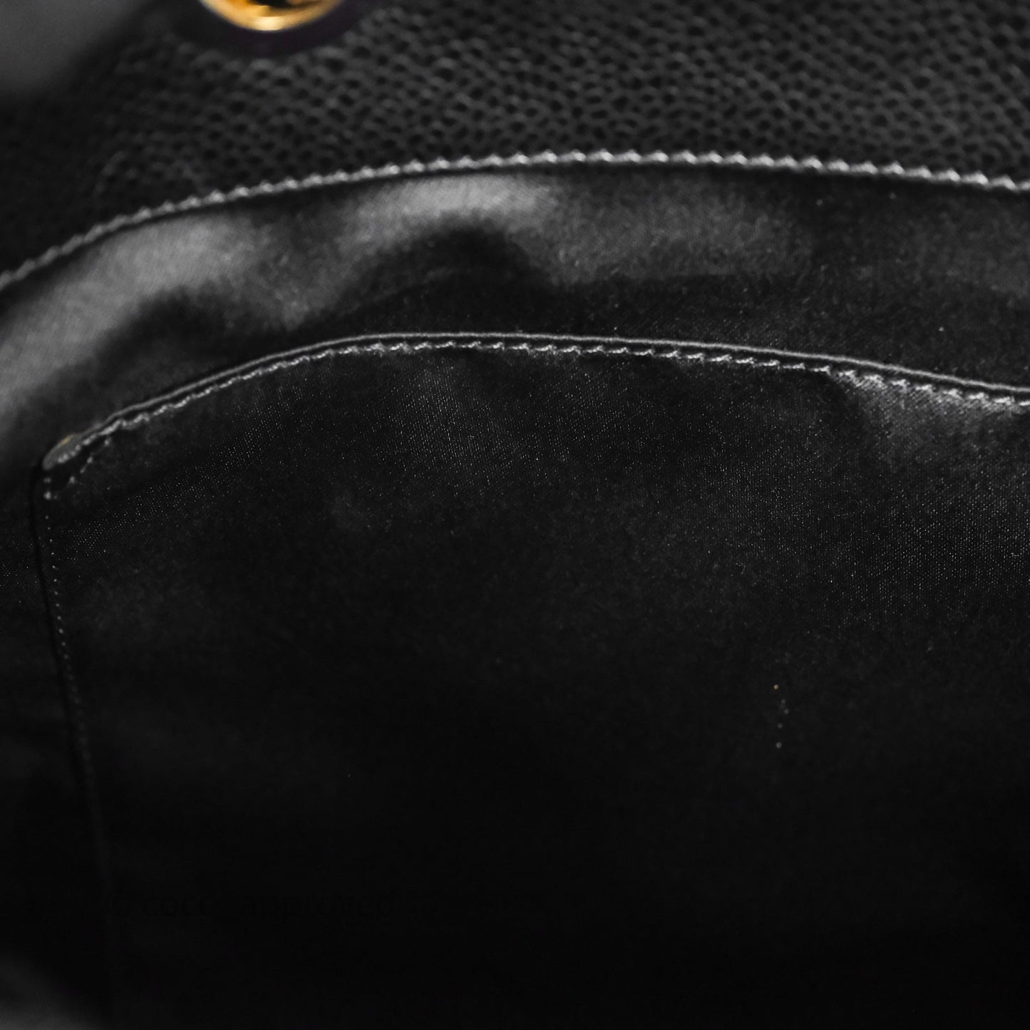 Chanel GST Black Caviar Gold Hardware
