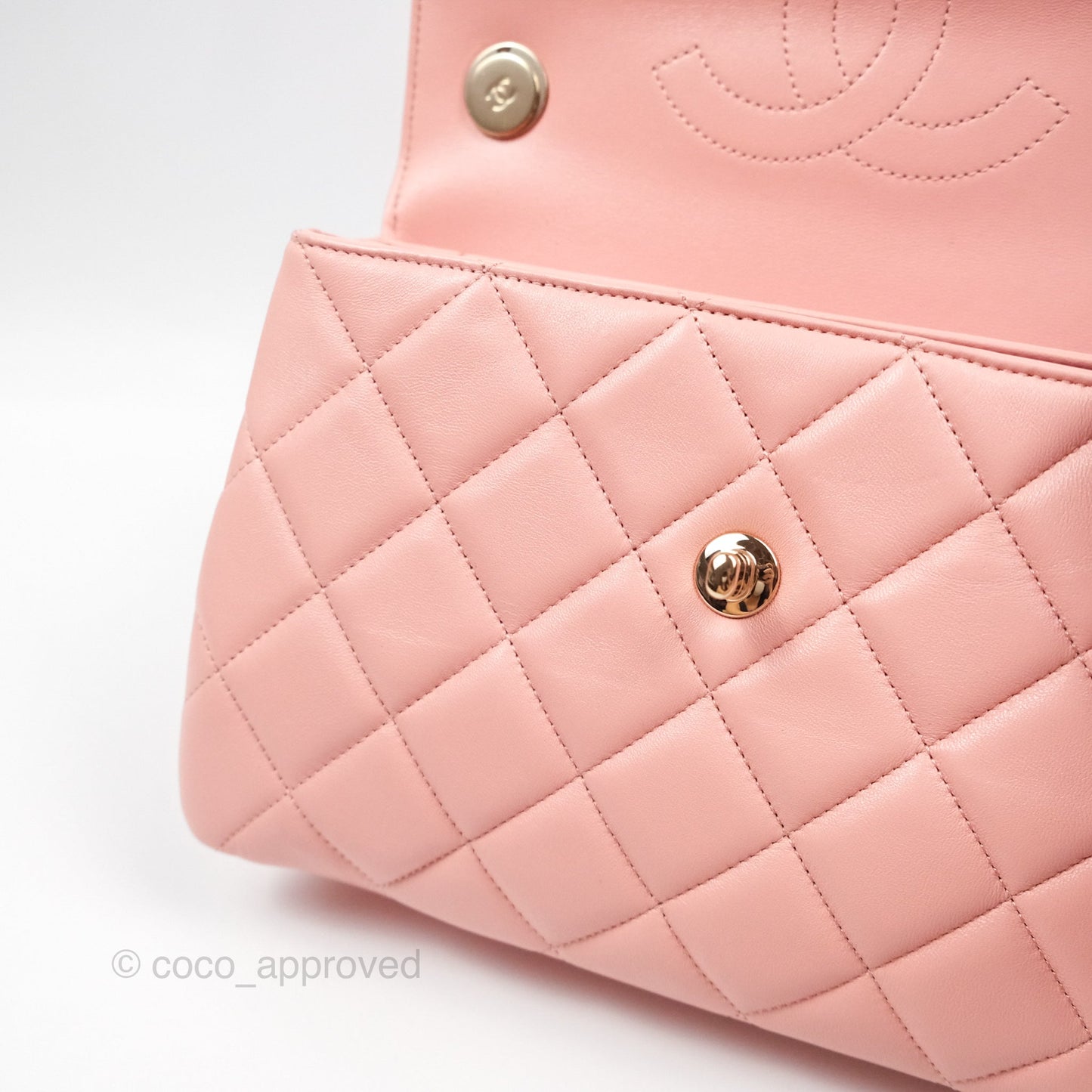 Chanel Small Trendy CC Pink Lambskin Gold Hardware