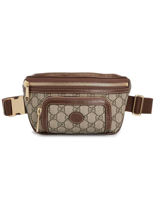 Luxury Gucci Trending 2025 Interlocking GG Supreme Canvas Belt Bag Brown