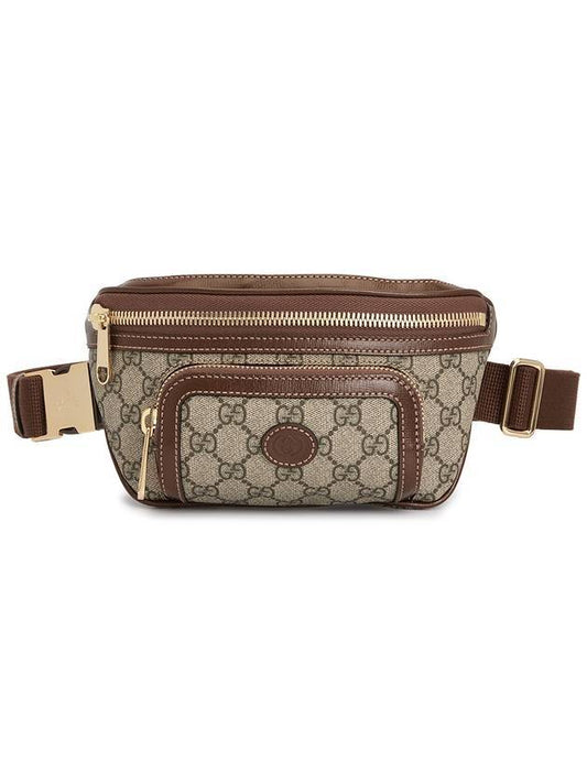 Luxury Gucci Trending 2025 Interlocking GG Supreme Canvas Belt Bag Brown