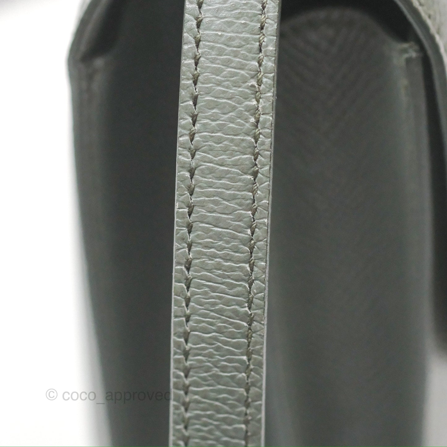 Hermès Constance Mini 18cm Vert Amande Epsom Gold Hardware